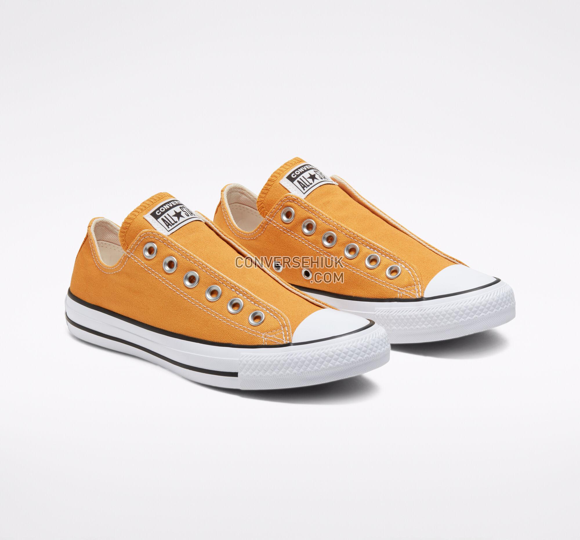 Converse Seasonal Color Chuck Taylor All Star Slip Sunflower Gold 166768F Shoes