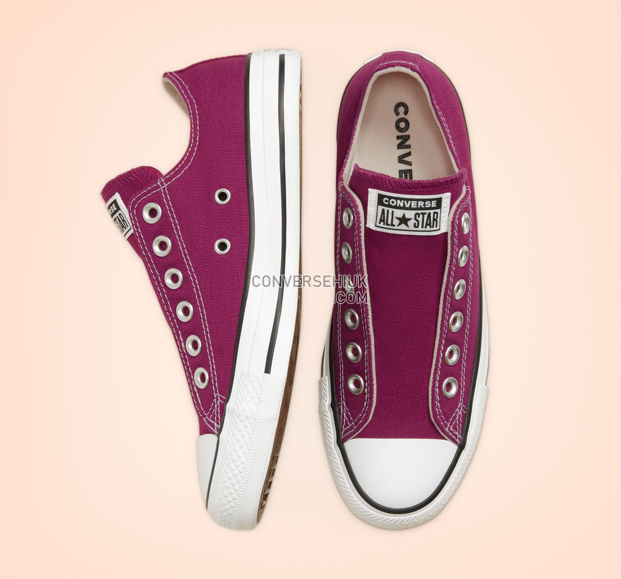 Converse Seasonal Color Chuck Taylor All Star Slip Rose Maroon 166767F Shoes