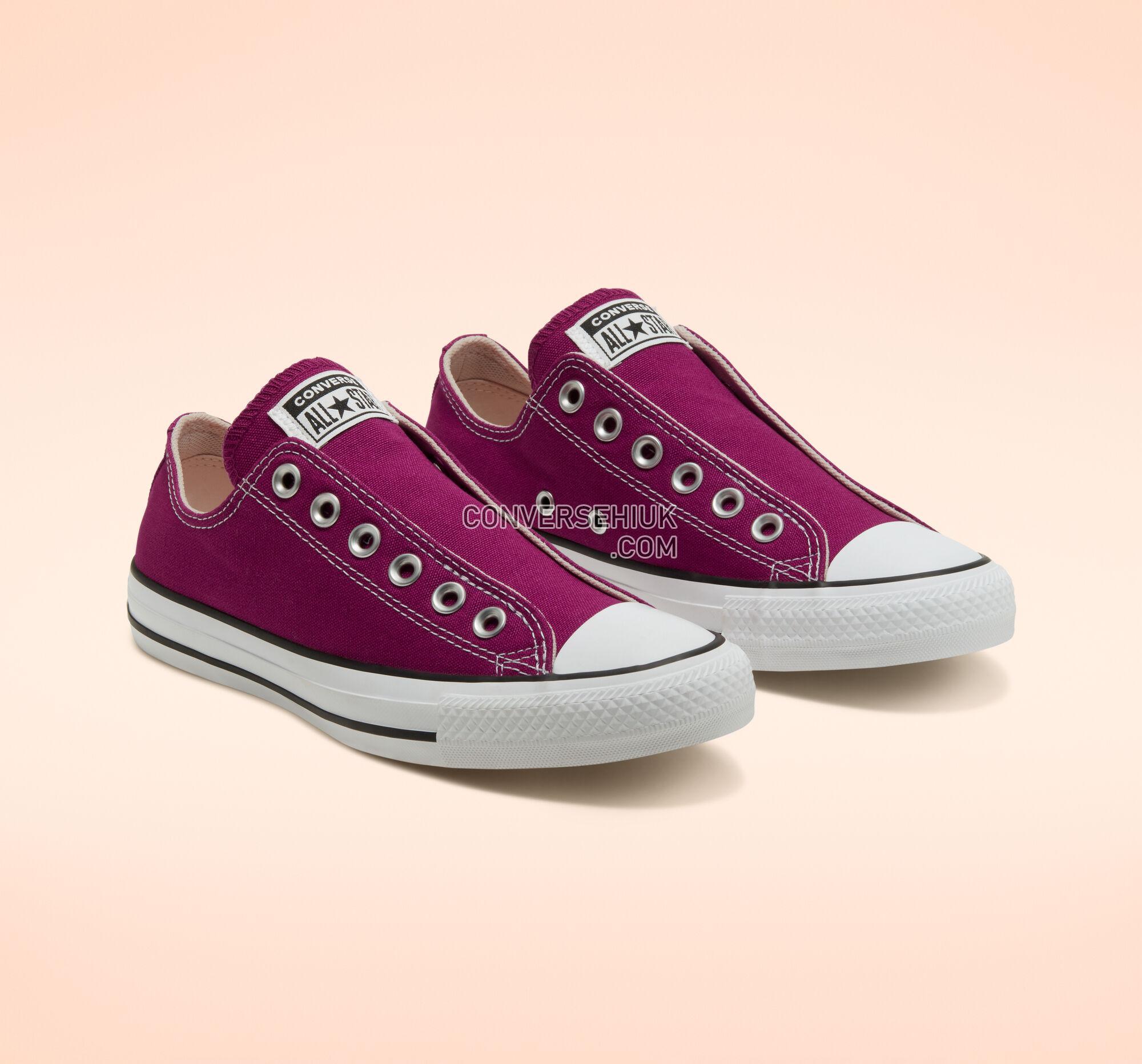 Converse Seasonal Color Chuck Taylor All Star Slip Rose Maroon 166767F Shoes