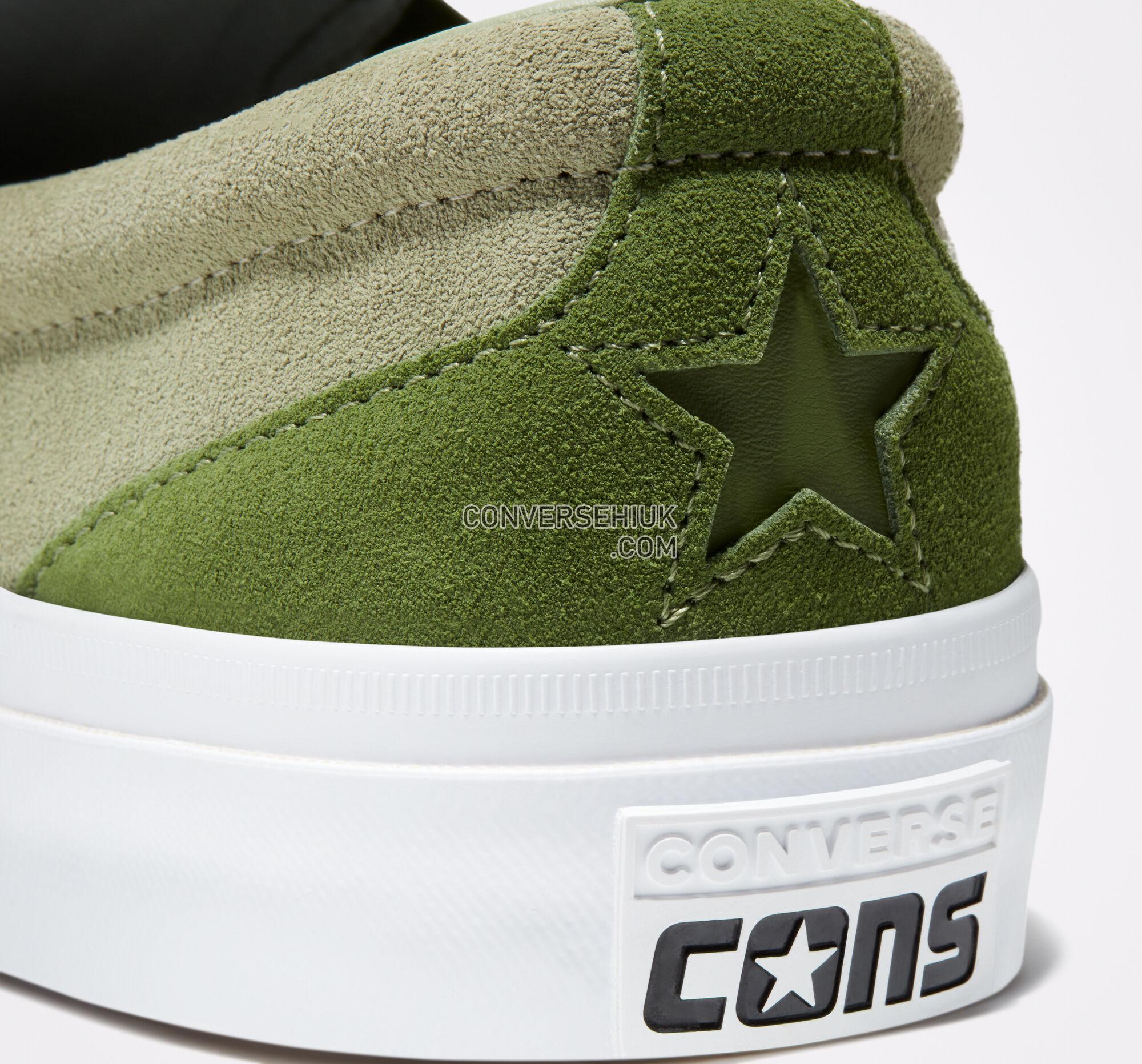 Converse CONS One Star CC Pro Slip Cypress Green/Street Sage 167616C Shoes