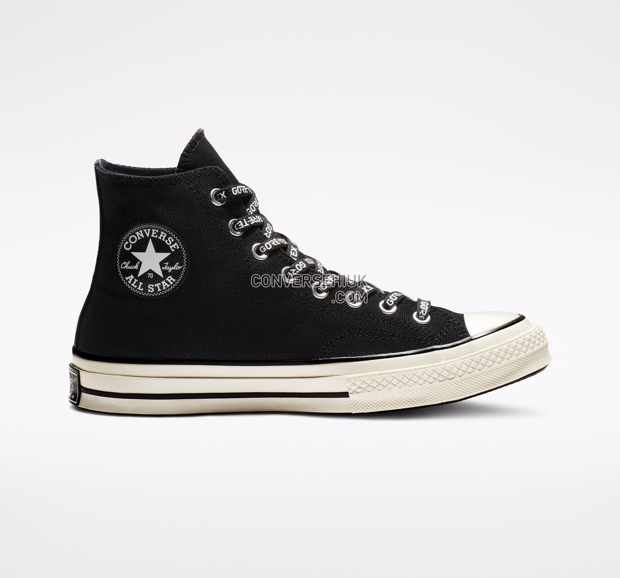 Converse Chuck 70 GORE-TEX Canvas High Top Black/Black/Egret 163343C Shoes