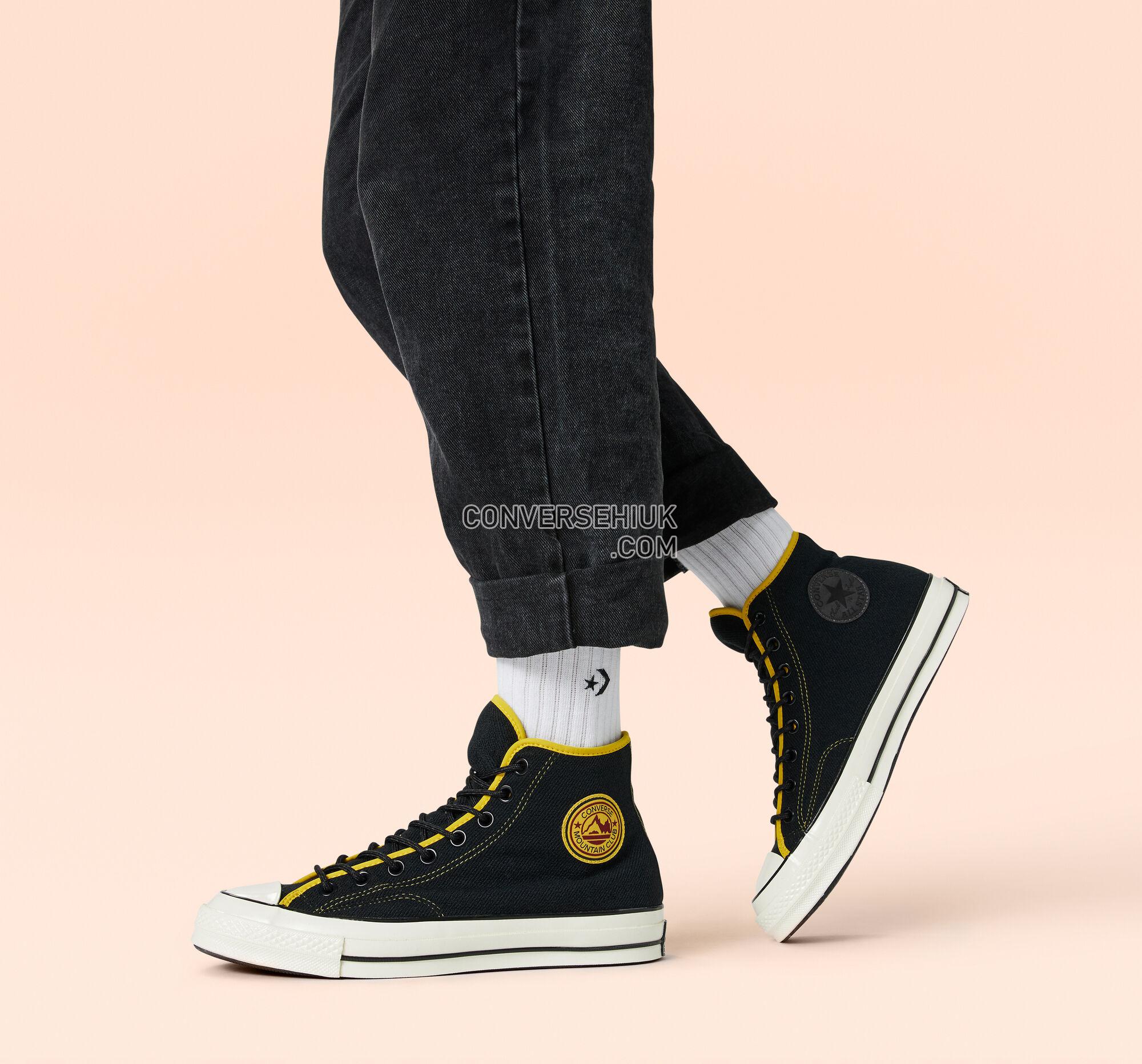 Converse East Village Explorer Chuck 70 Black/Vivid Sulfur/Egret 165926C Shoes