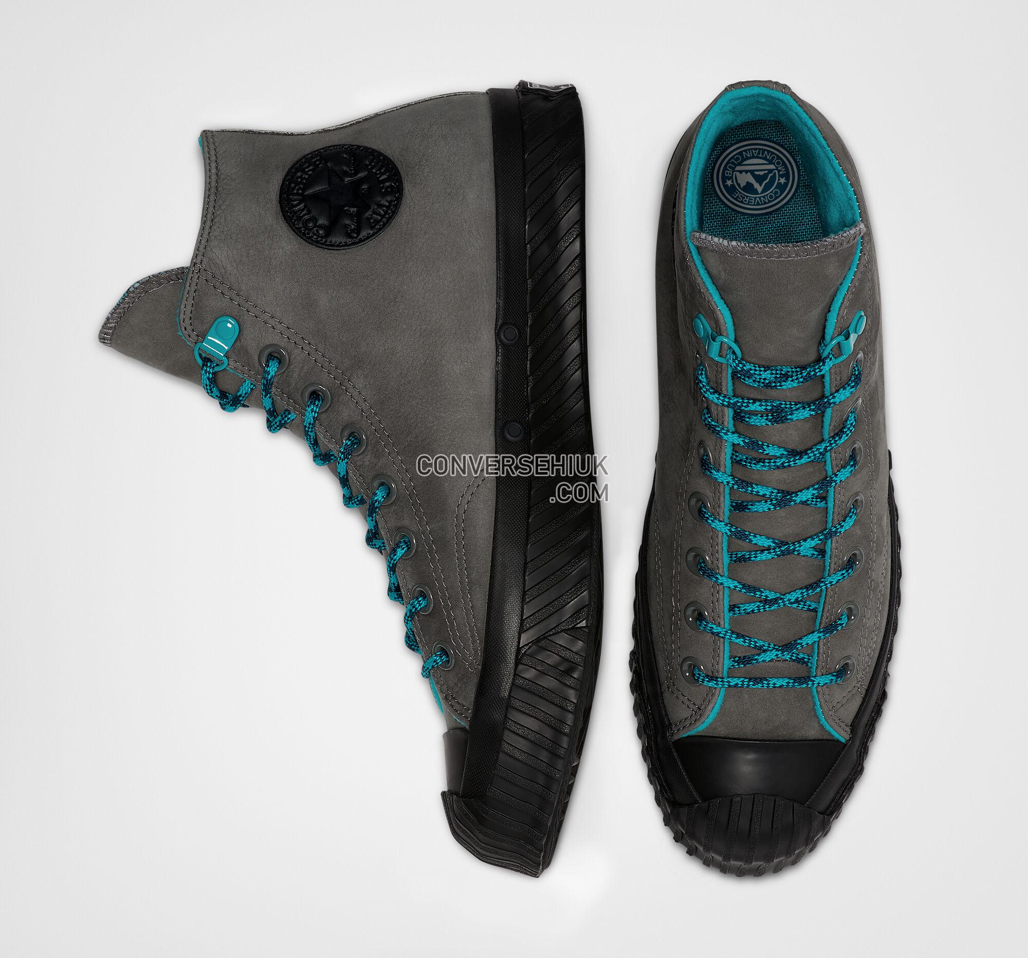 Converse Bosey Water-Repellent Chuck 70 Carbon Grey/Turbo Green/Black 165931C Shoes