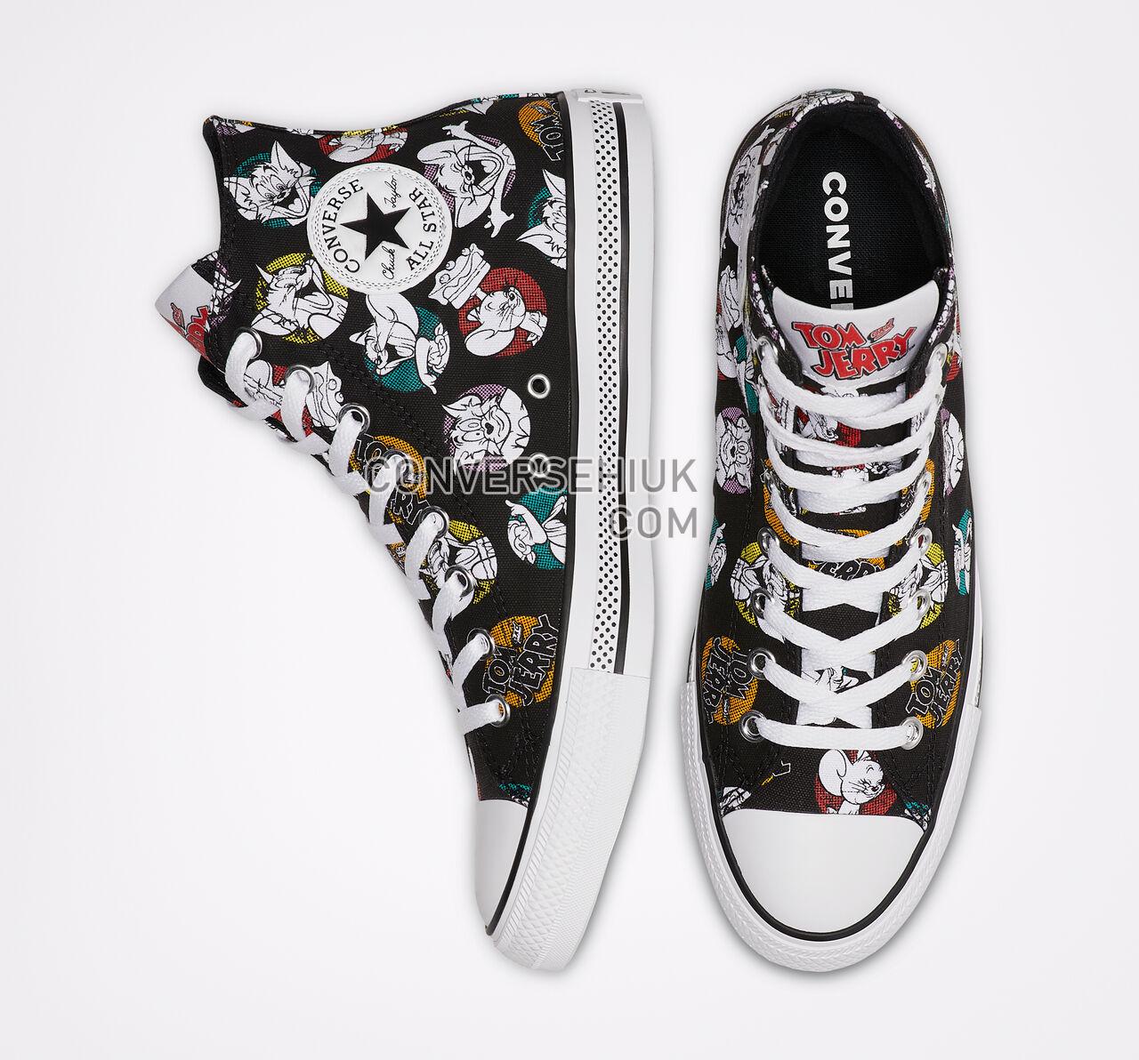 Converse Tom and Jerry Chuck Taylor All Star High Top Black/Multi/White 165733C Shoes