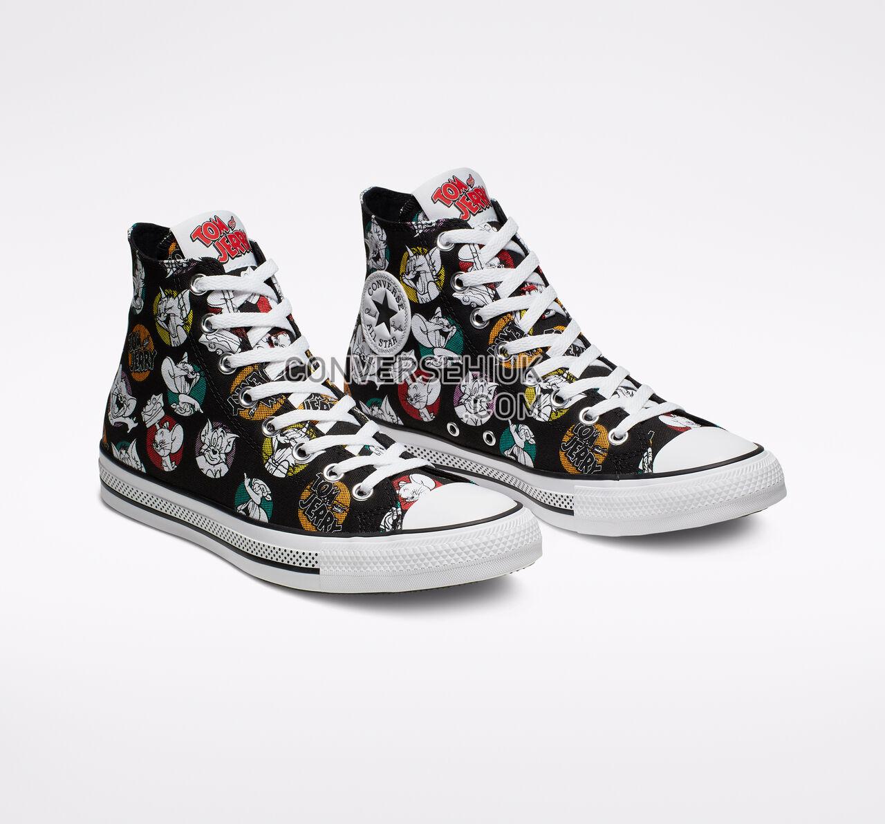 Converse Tom and Jerry Chuck Taylor All Star High Top Black/Multi/White 165733C Shoes