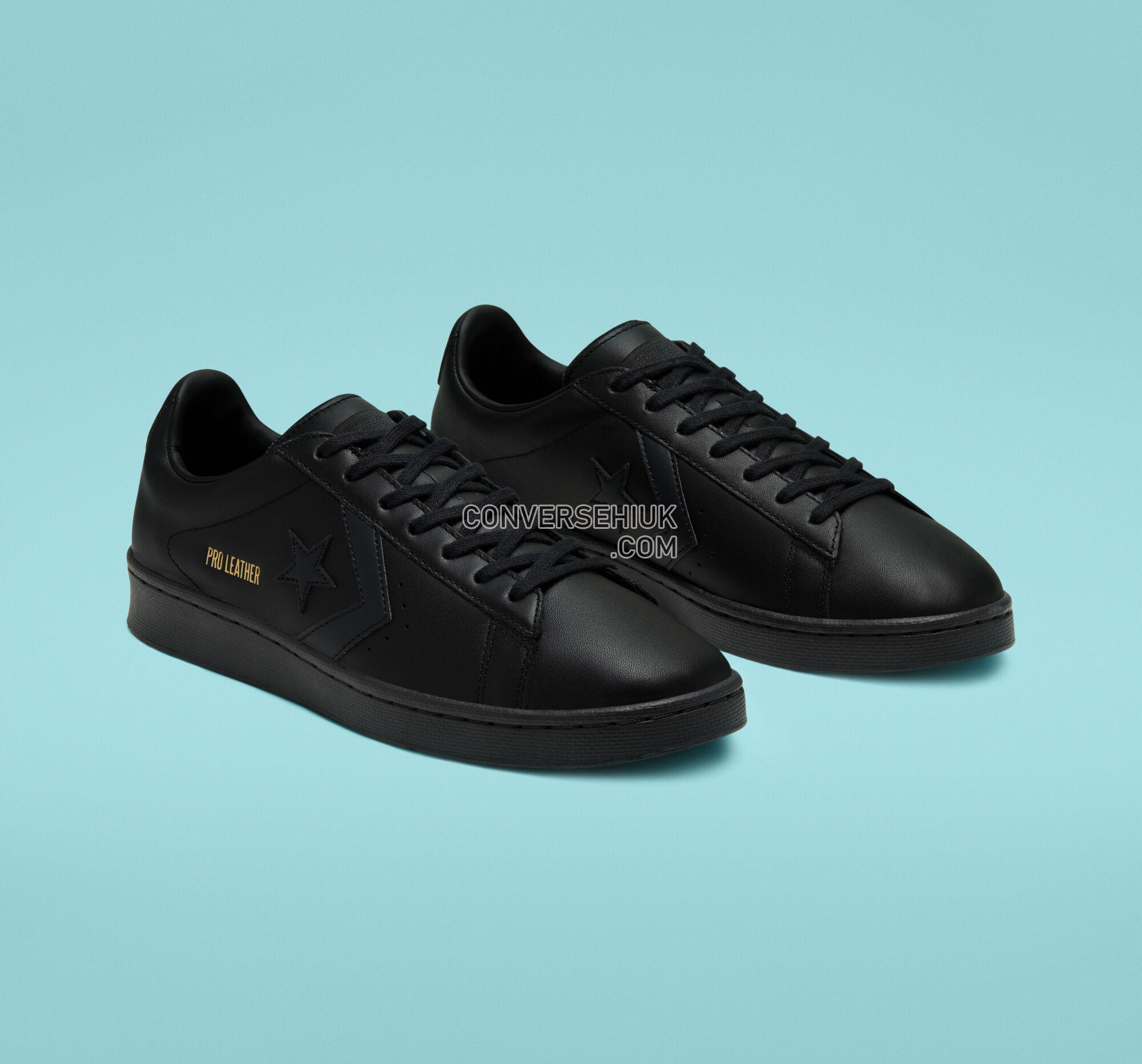 Converse Monocolor Pro Leather Black/Black/Black 167602C Shoes