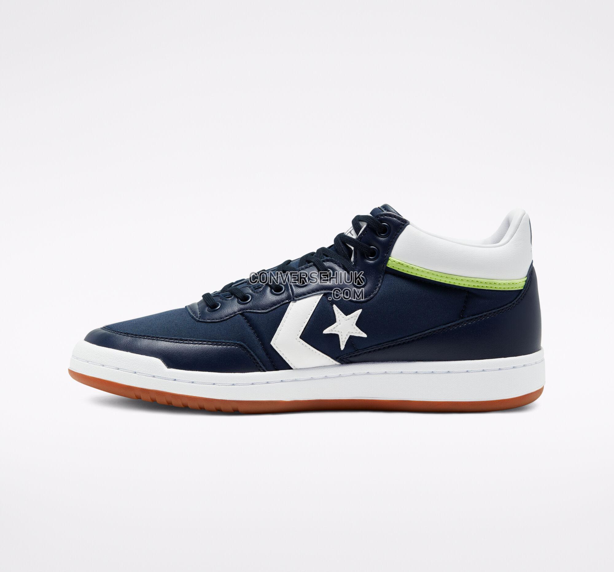 Converse Leather and Nylon Fastbreak Pro Obsidian/White/Ghost Green 167609C Shoes