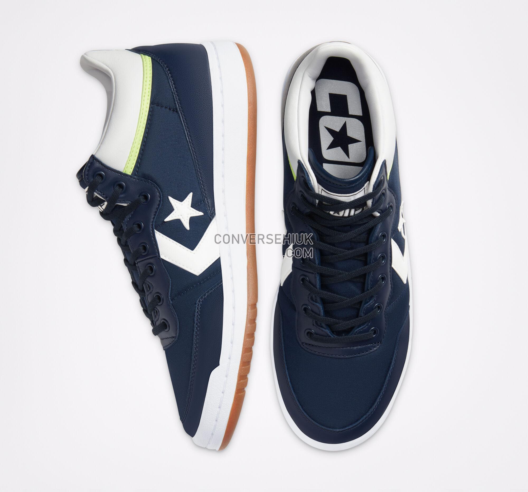 Converse Leather and Nylon Fastbreak Pro Obsidian/White/Ghost Green 167609C Shoes