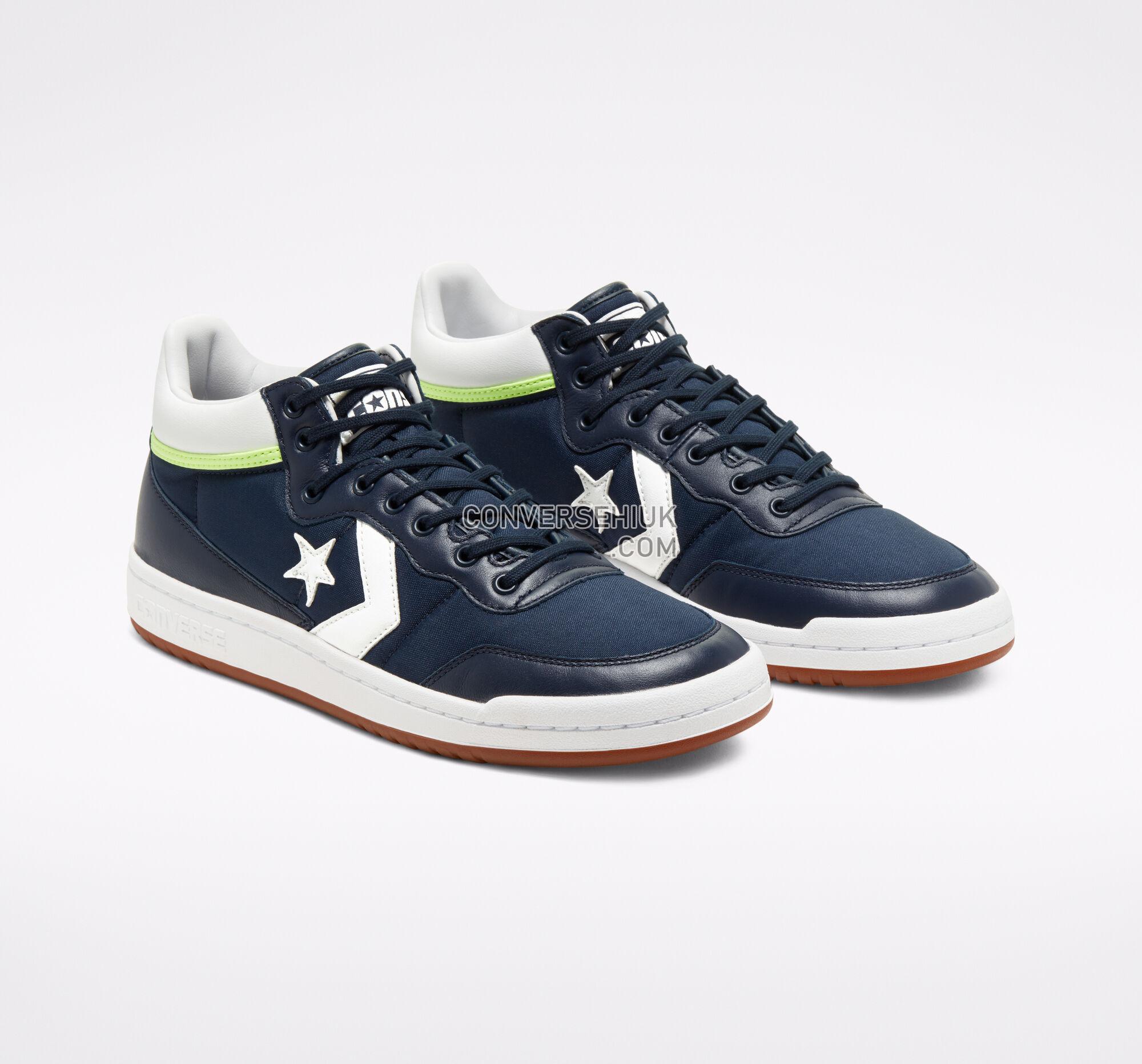 Converse Leather and Nylon Fastbreak Pro Obsidian/White/Ghost Green 167609C Shoes