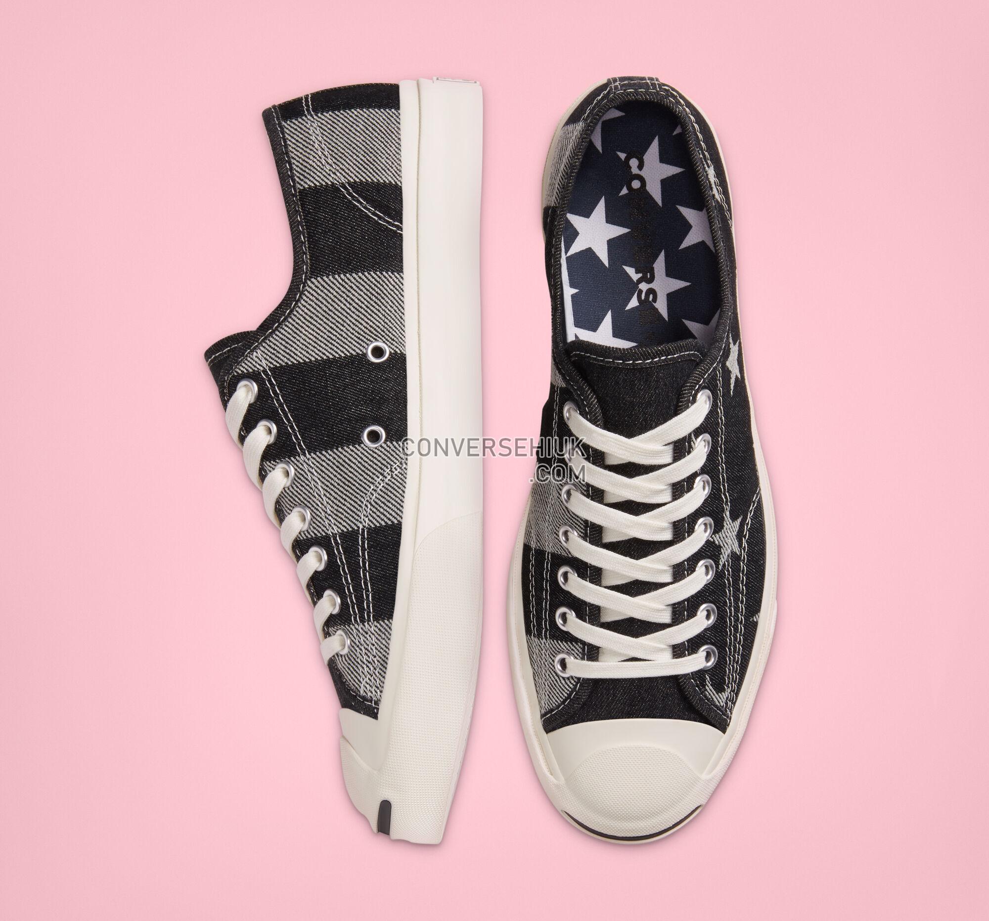 Converse Stars and Stripes Jack Purcell Black/White/White 167830C Shoes