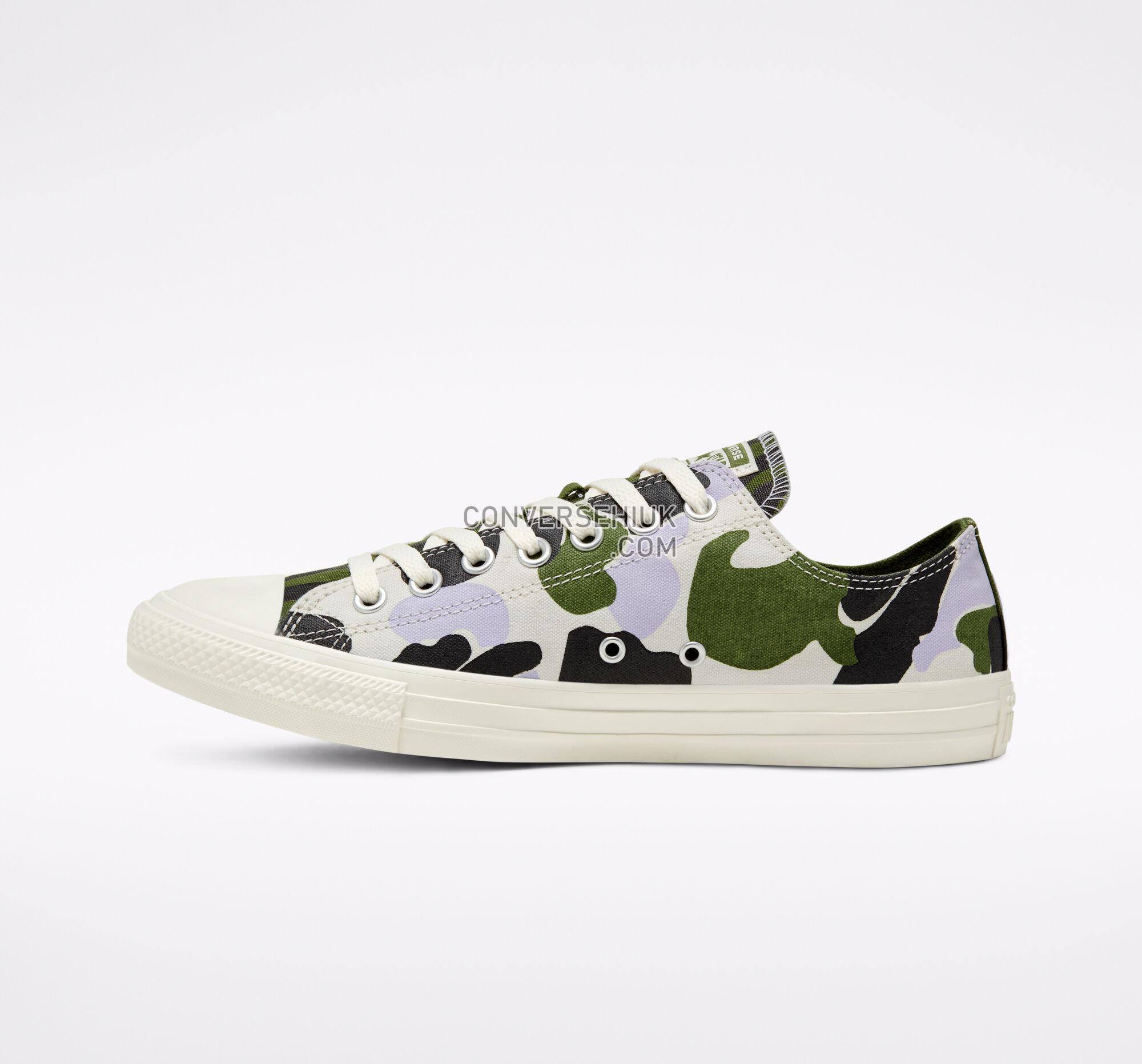 Converse Twisted Archive Prints Chuck Taylor All Star Egret/Moonstone Violet 167632F Shoes