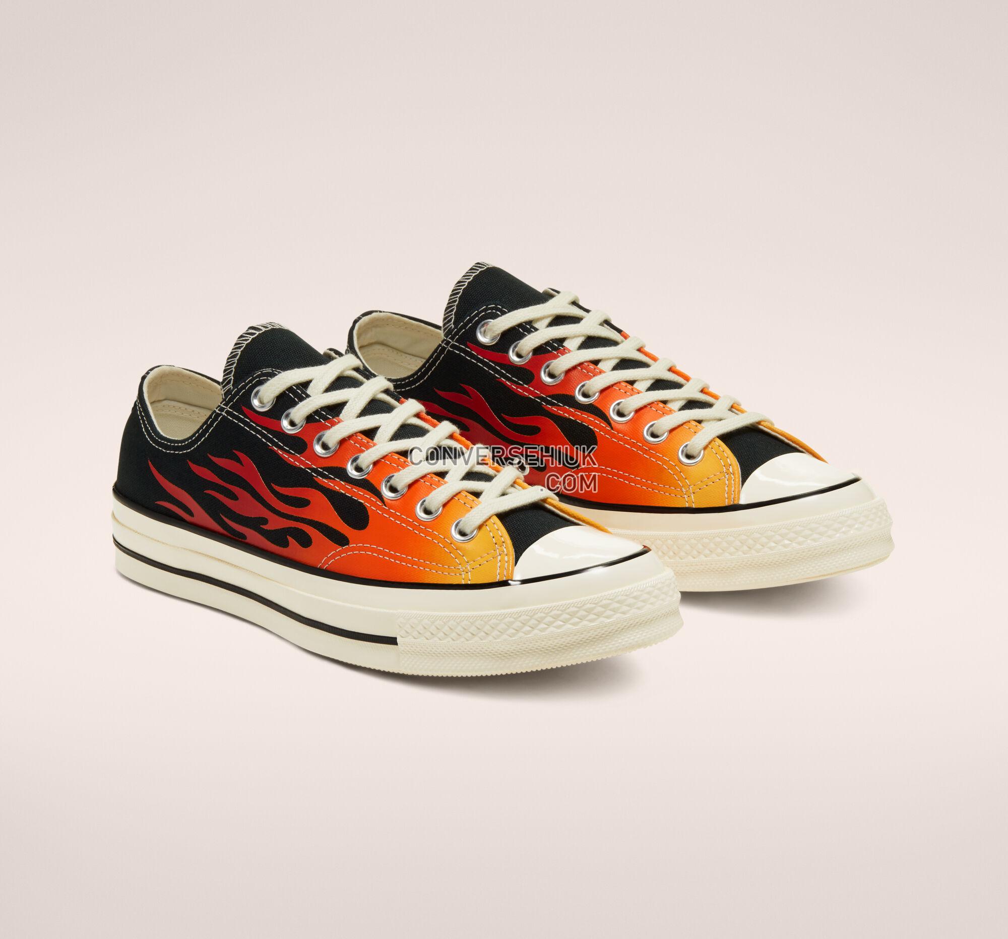 Converse Archive Print Chuck 70 Black/Enamel Red/Egret 167813C Shoes