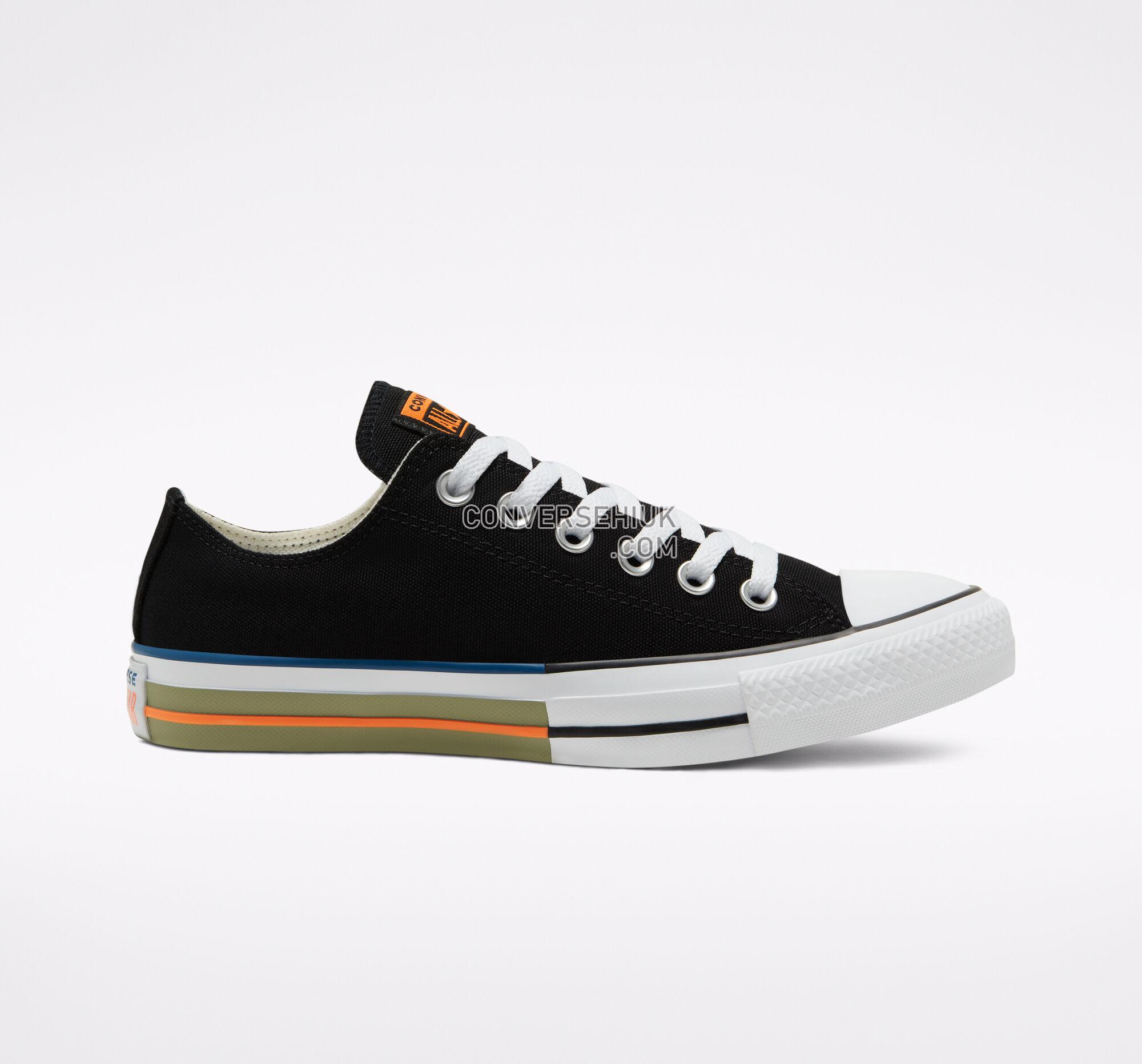 Converse Sunblocked Chuck Taylor All Star Black/Total Orange/Street Sage 167636F Shoes