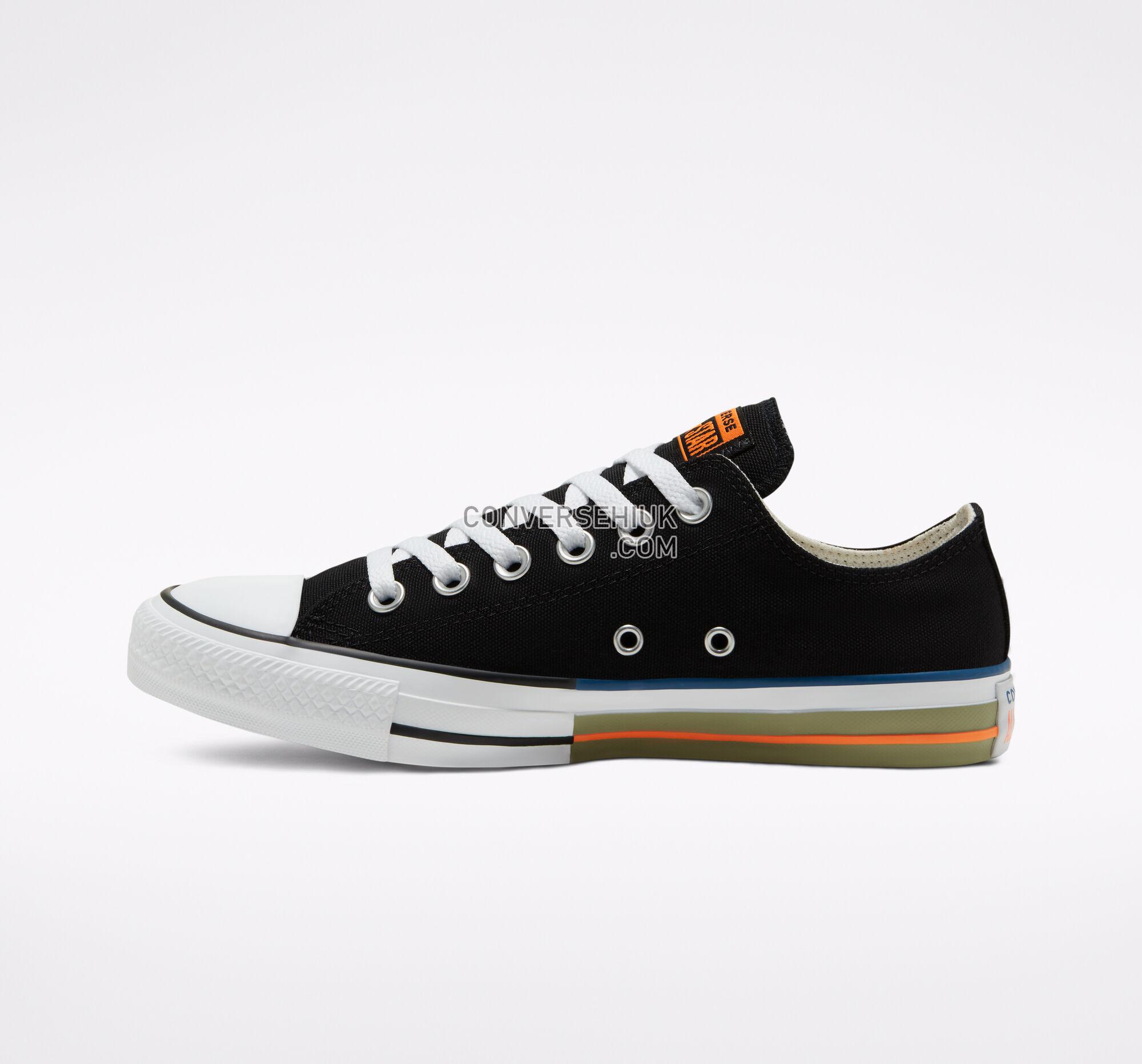 Converse Sunblocked Chuck Taylor All Star Black/Total Orange/Street Sage 167636F Shoes