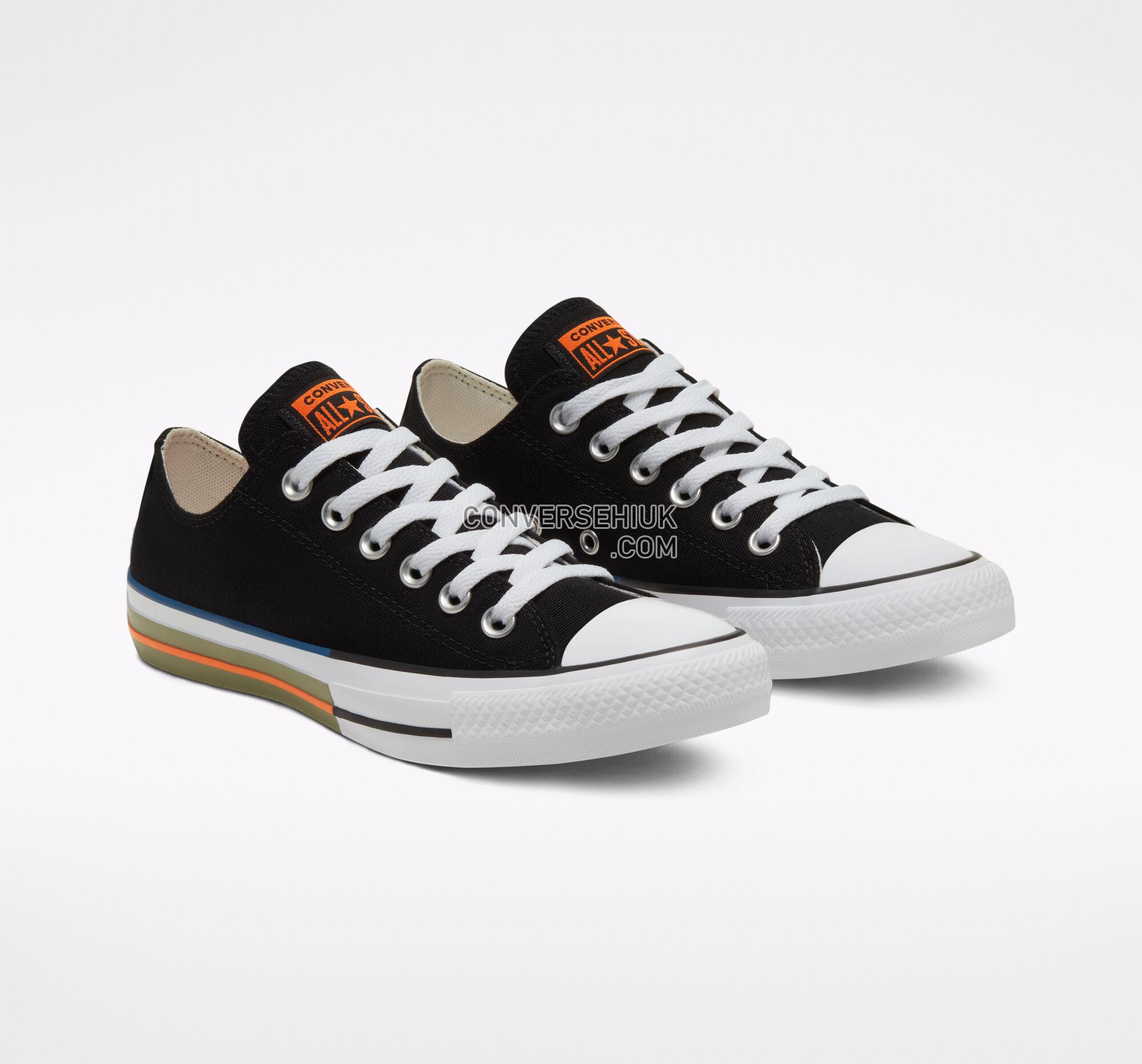 Converse Sunblocked Chuck Taylor All Star Black/Total Orange/Street Sage 167636F Shoes