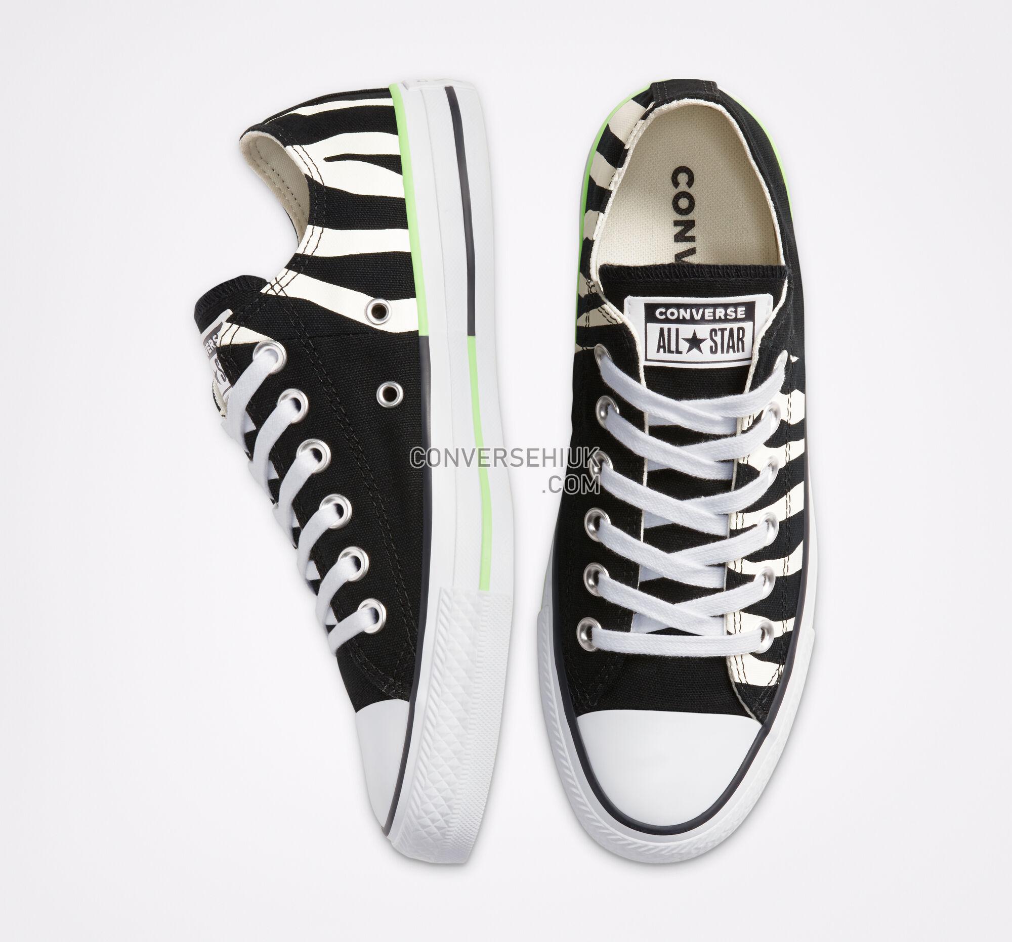 Converse Sunblocked Chuck Taylor All Star Black/Egret/Ghost Green 167667F Shoes