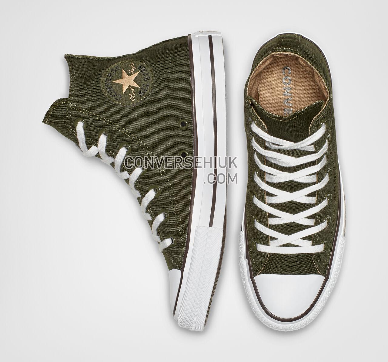 Converse Chuck Taylor All Star Seasonal Color High Top Utility Green/Teak/White 162449F Shoes