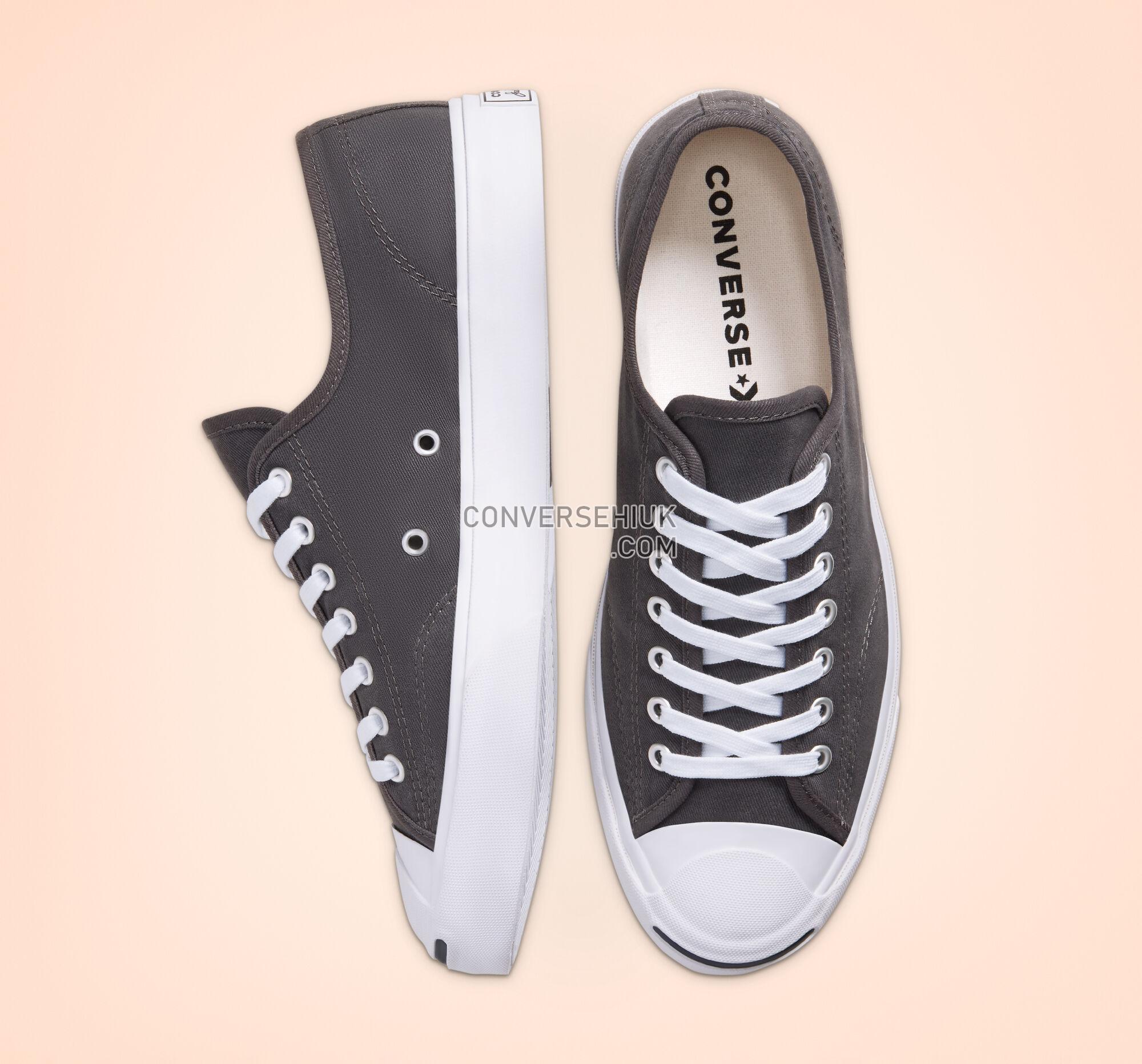 Converse Jack Purcell Twill Thunder Grey/Black/White 166795C Shoes