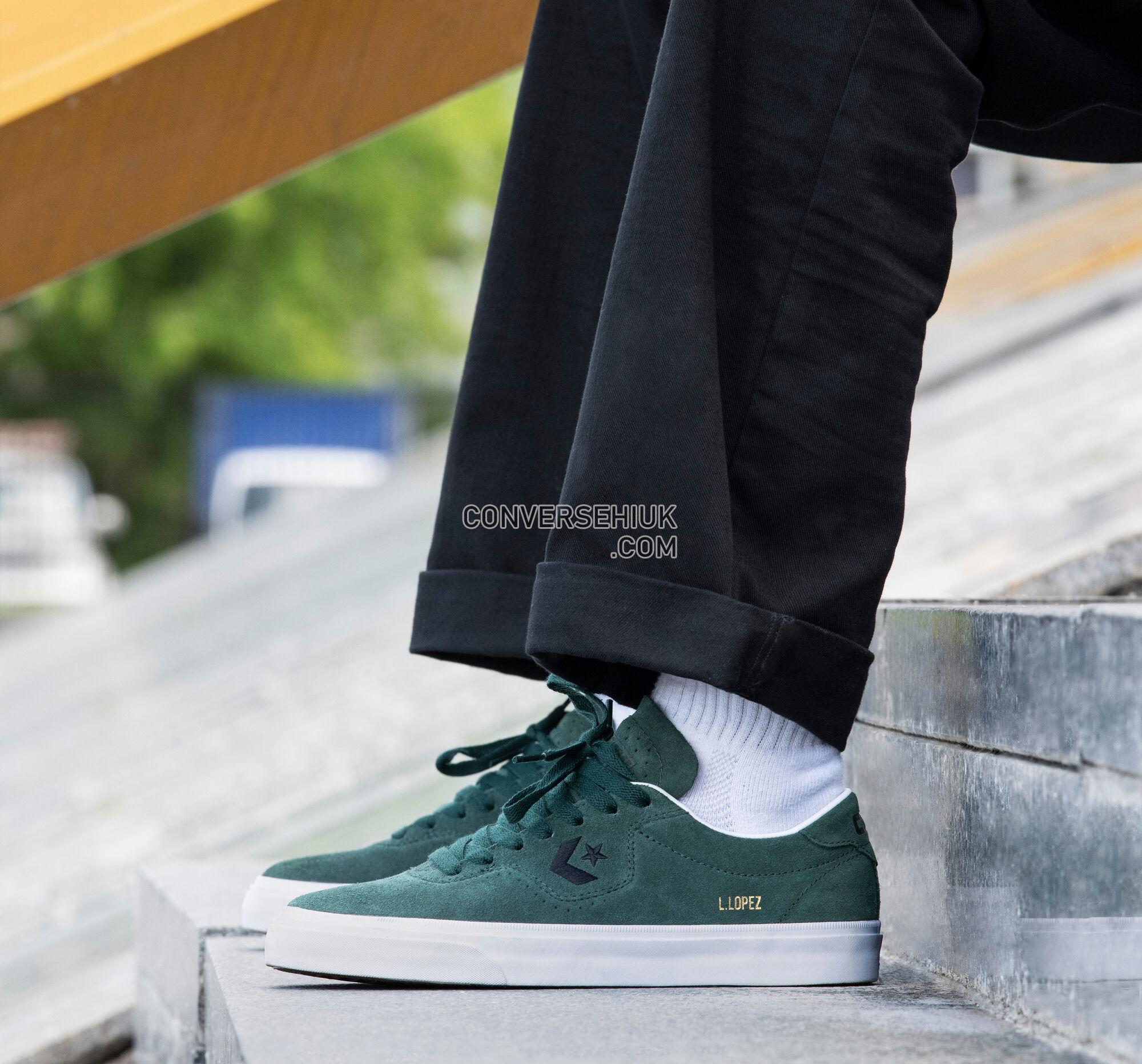 Converse CONS Louie Lopez Pro Deep Emerald/Black/White 166011C Shoes