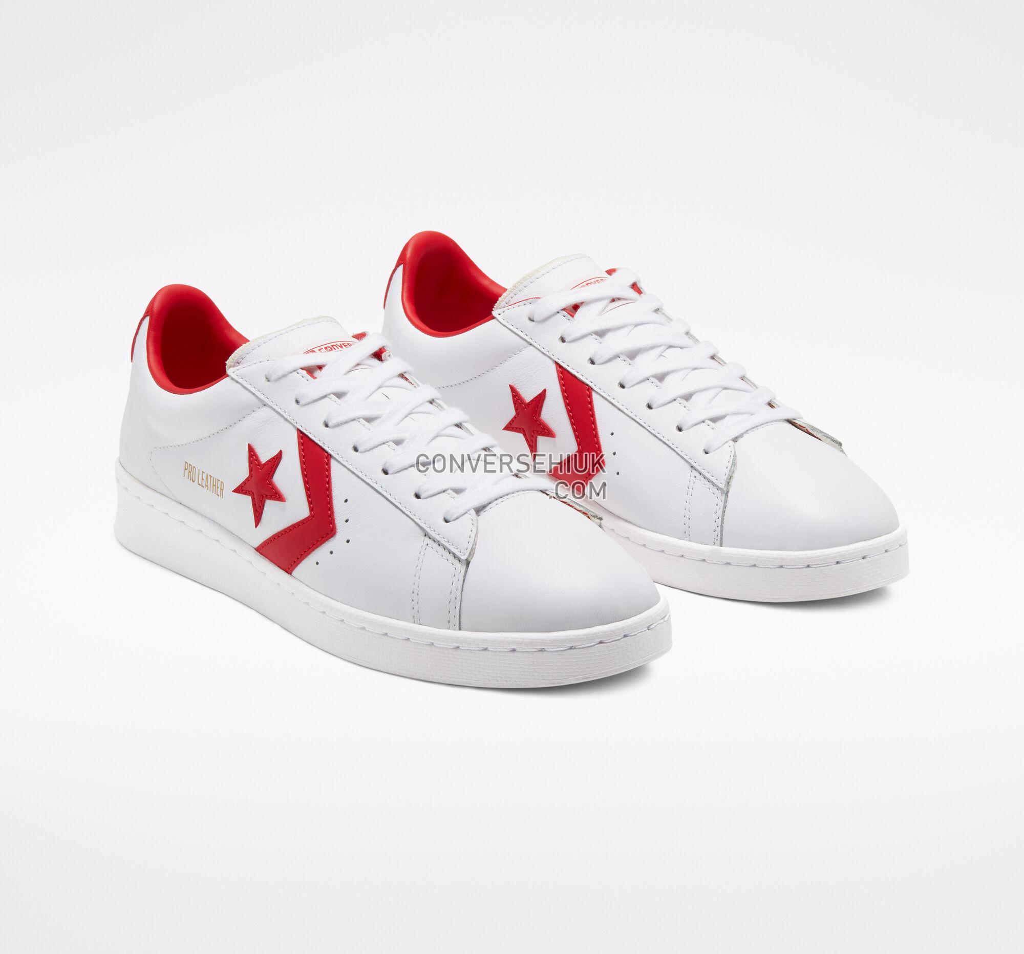 Converse OG Pro Leather White/University Red/White 167970C Shoes