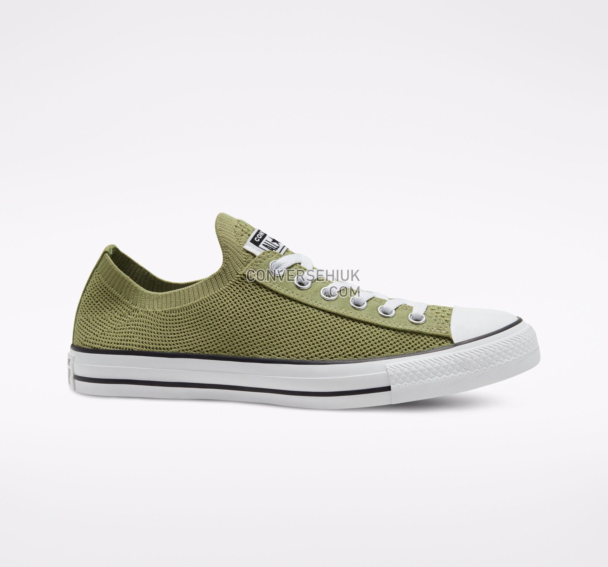 Converse Twisted Summer Chuck Taylor All Star Knit Slip Street Sage/White/Black 167842C Shoes