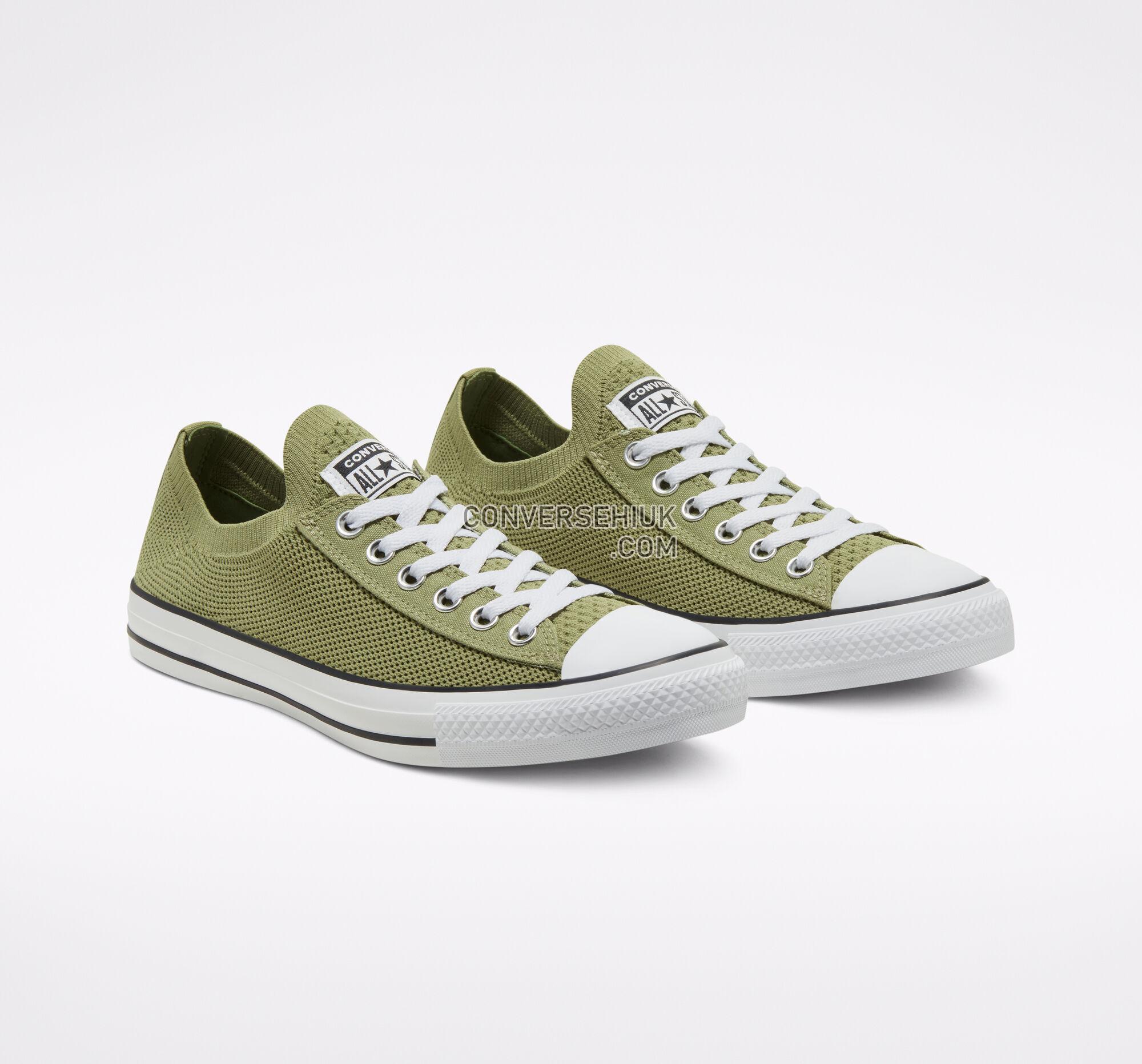 Converse Twisted Summer Chuck Taylor All Star Knit Slip Street Sage/White/Black 167842C Shoes