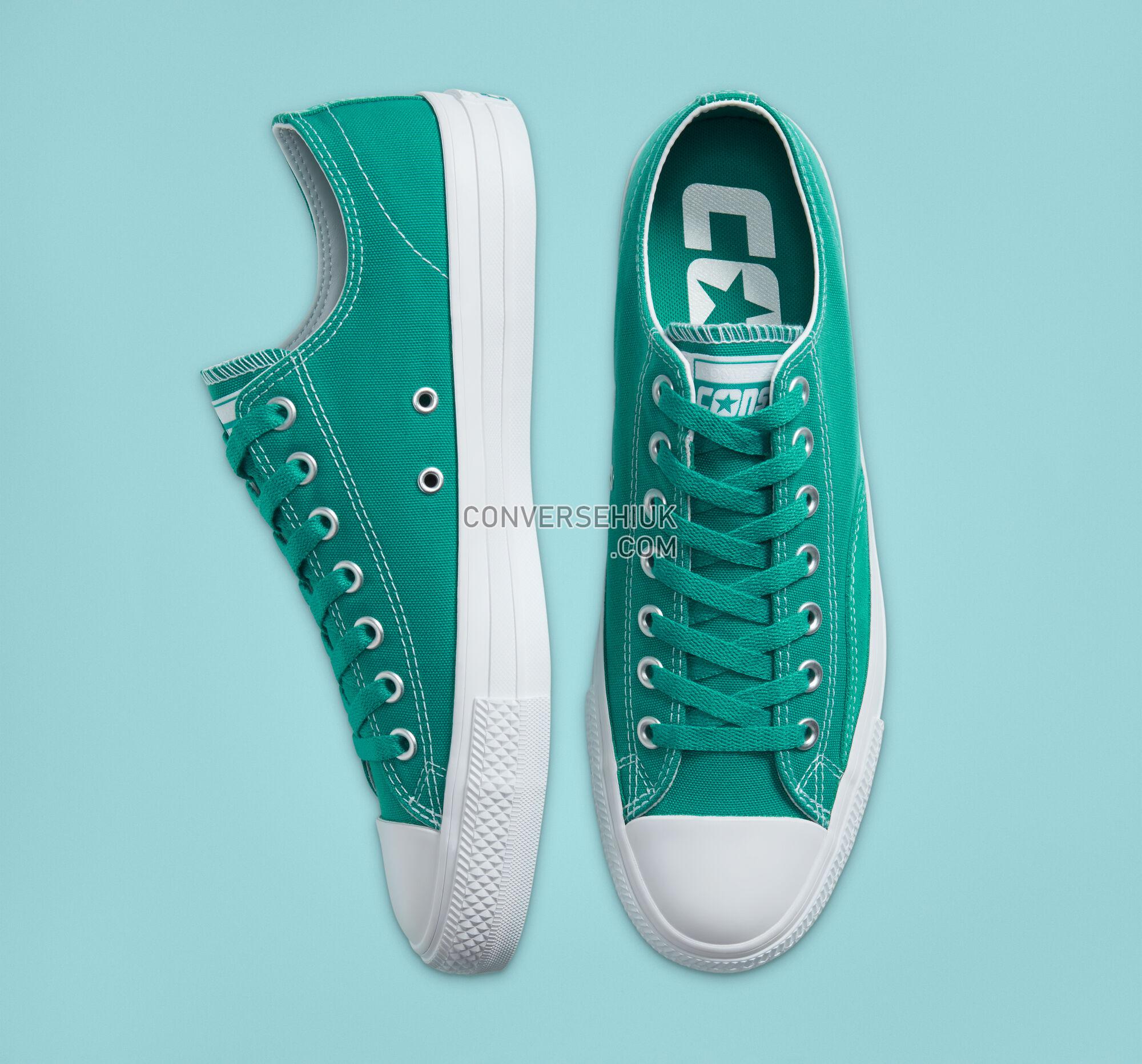 Converse Suede Ollie Patch CTAS Pro Malachite/White/White 167608C Shoes