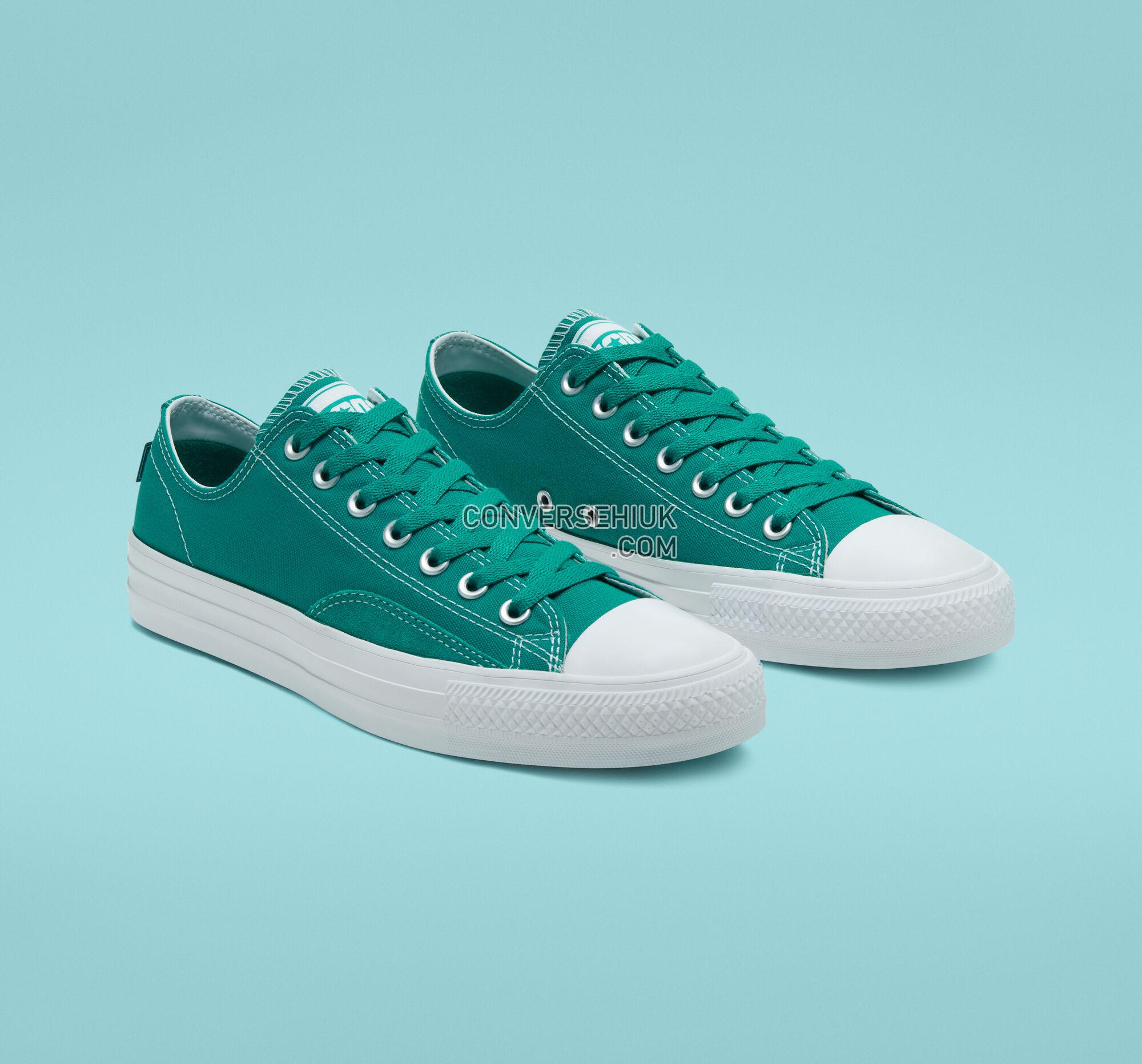 Converse Suede Ollie Patch CTAS Pro Malachite/White/White 167608C Shoes