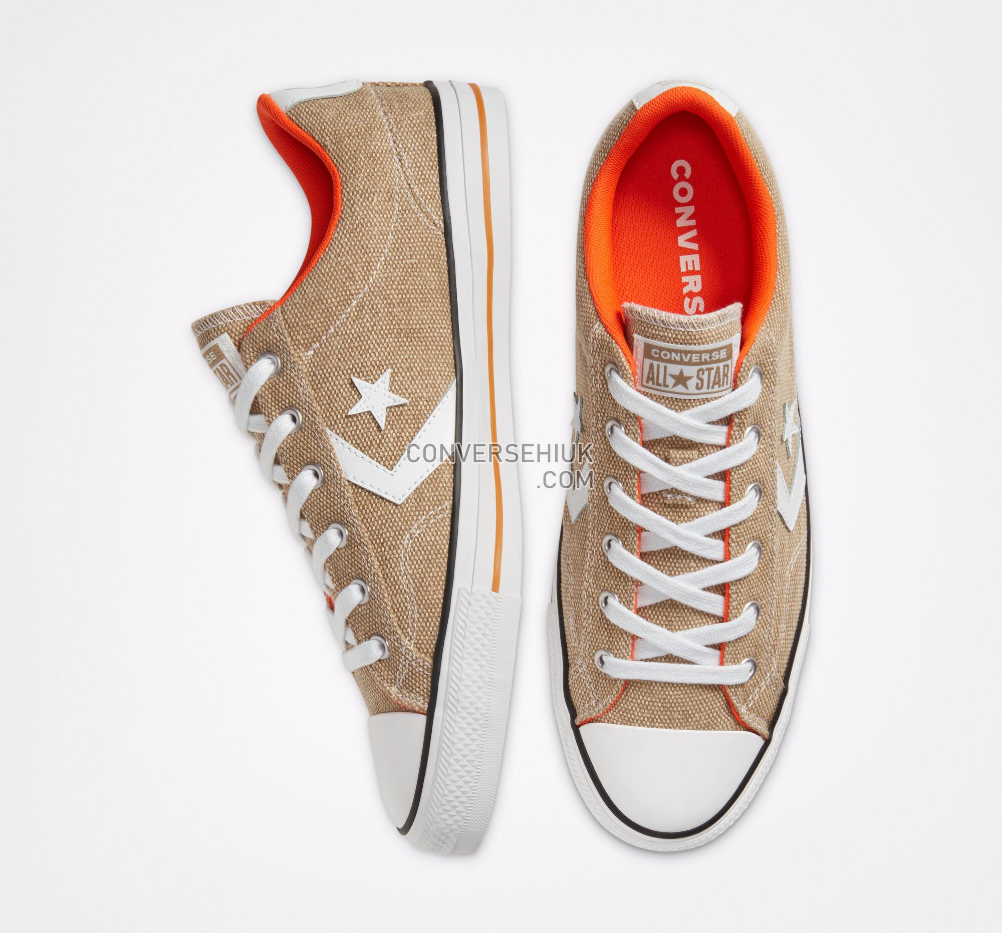 Converse Twisted Summer Star Player Khaki/White/Bold Mandarin 167670C Shoes