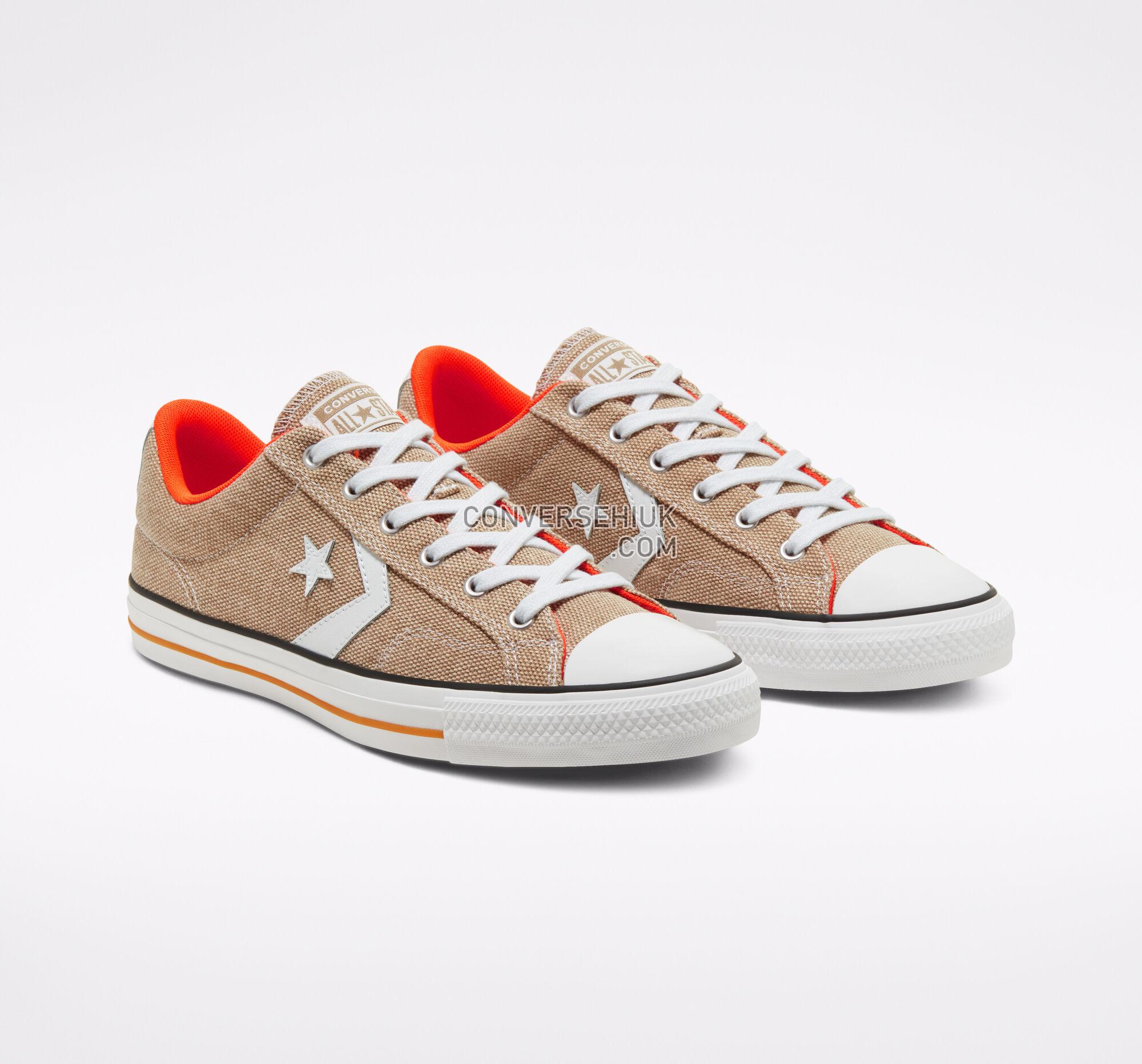 Converse Twisted Summer Star Player Khaki/White/Bold Mandarin 167670C Shoes