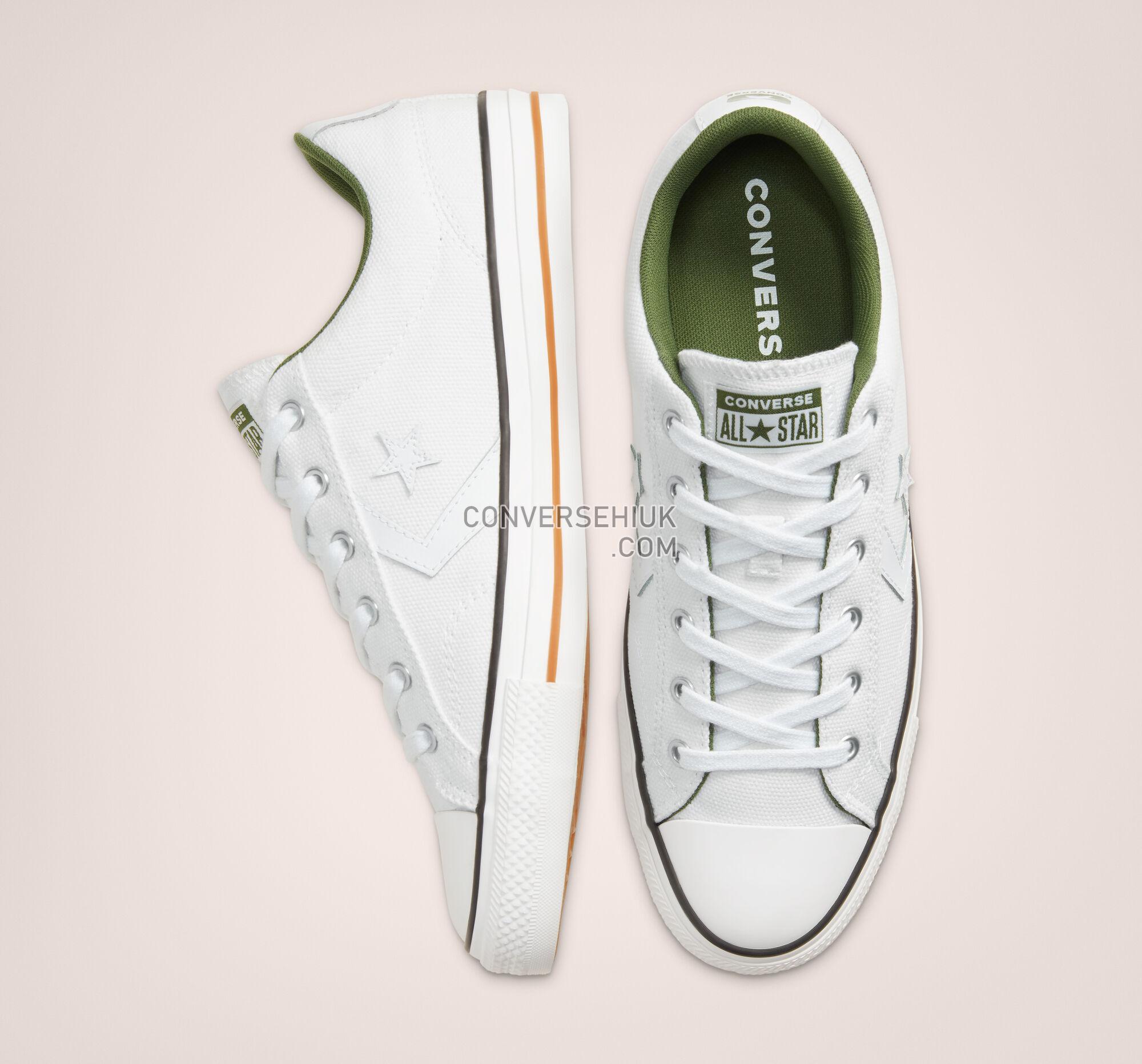 Converse Twisted Summer Star Player White/White/Cypress Green 167671C Shoes