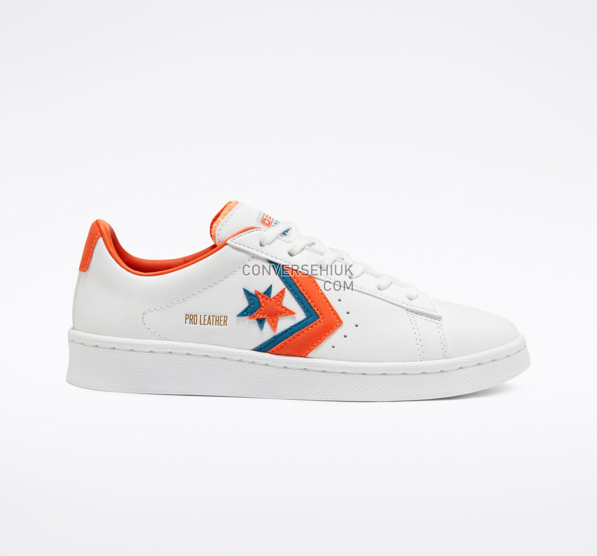 Converse Sunblocked Pro Leather White/Bold Mandarin 167853C Shoes