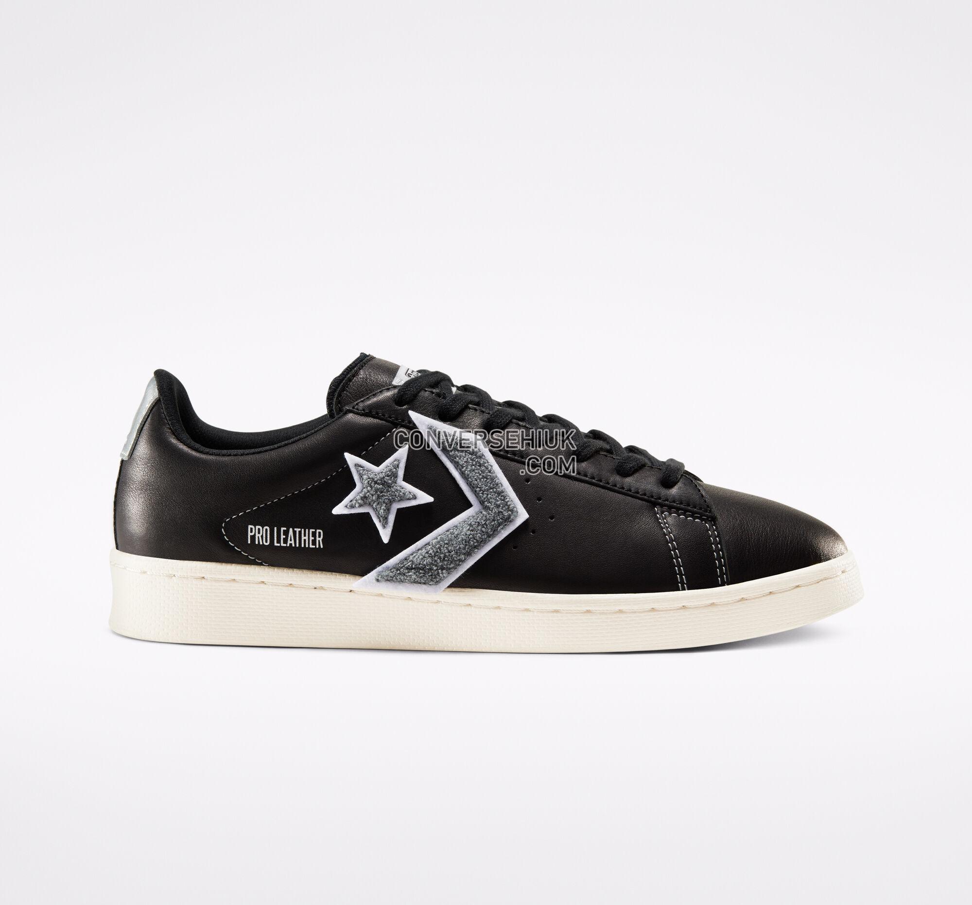 Converse 80s Pro Leather Black/Silver/Egret 167268C Shoes