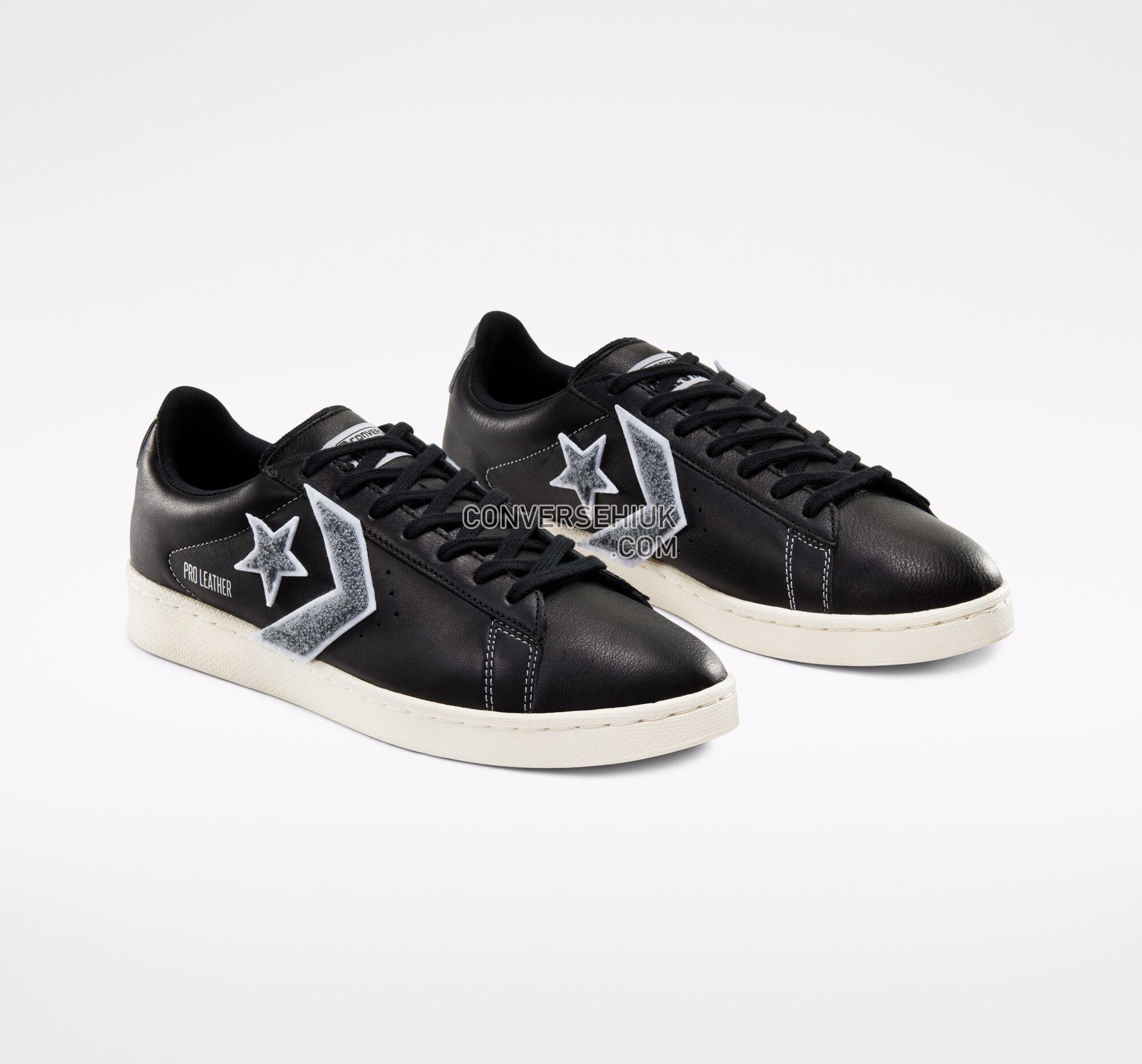 Converse 80s Pro Leather Black/Silver/Egret 167268C Shoes