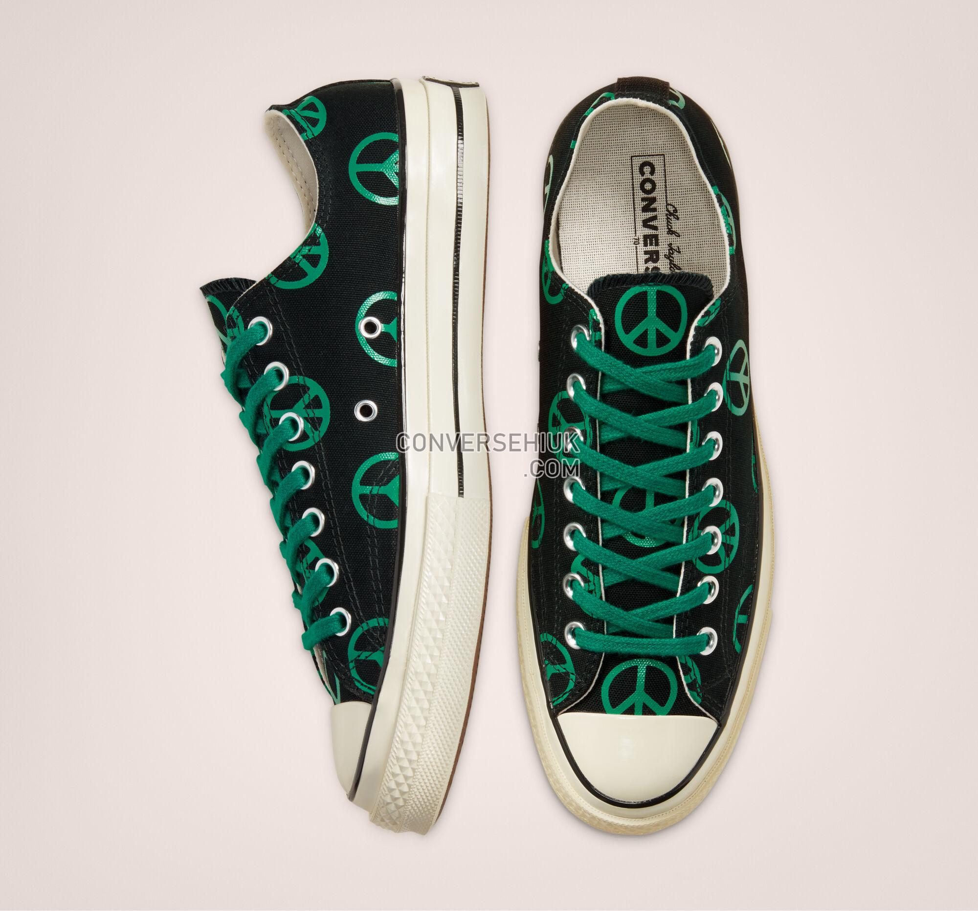 Converse Unleash Peace Chuck 70 Black/Malachite/Egret 167915C Shoes