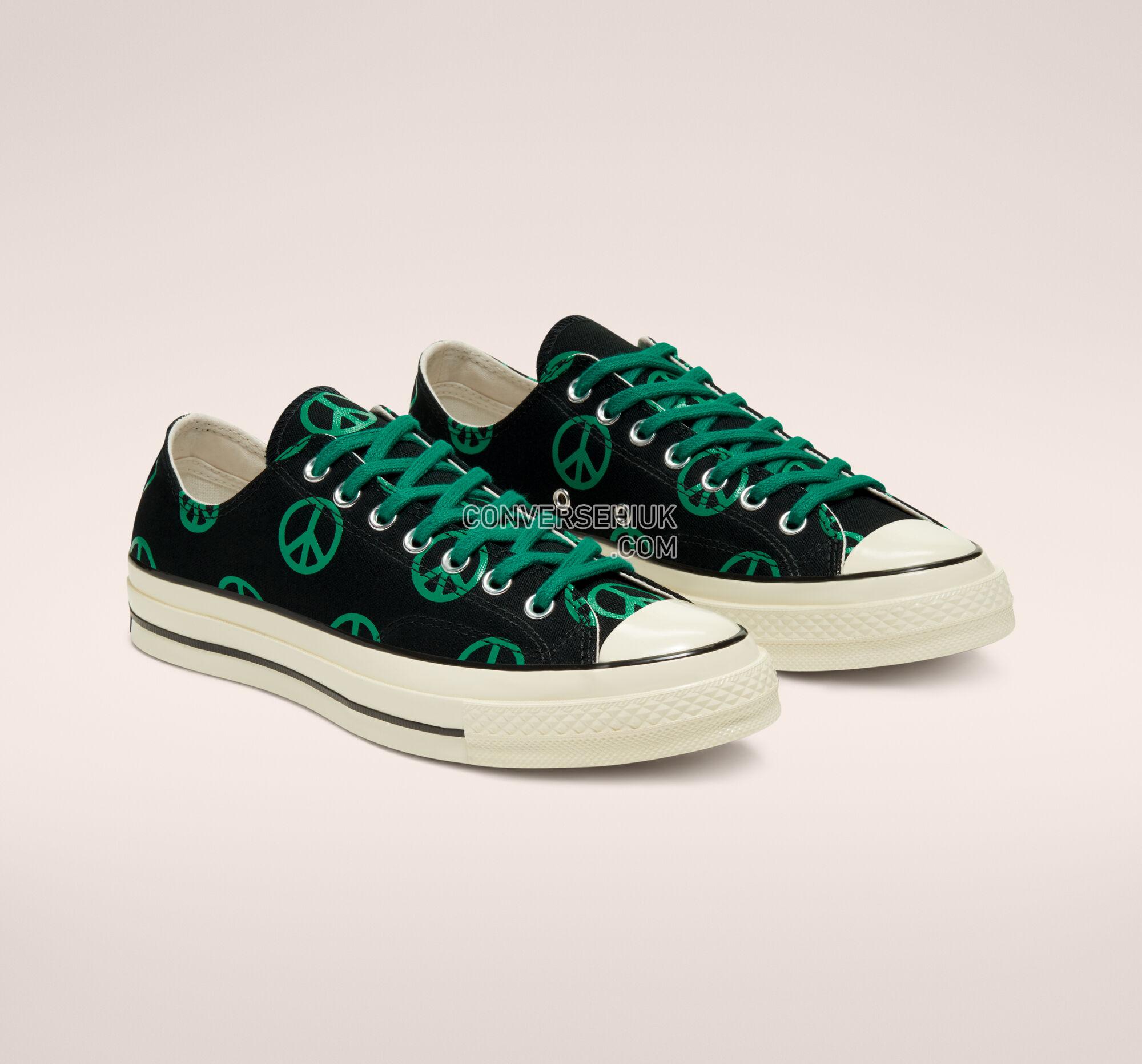 Converse Unleash Peace Chuck 70 Black/Malachite/Egret 167915C Shoes