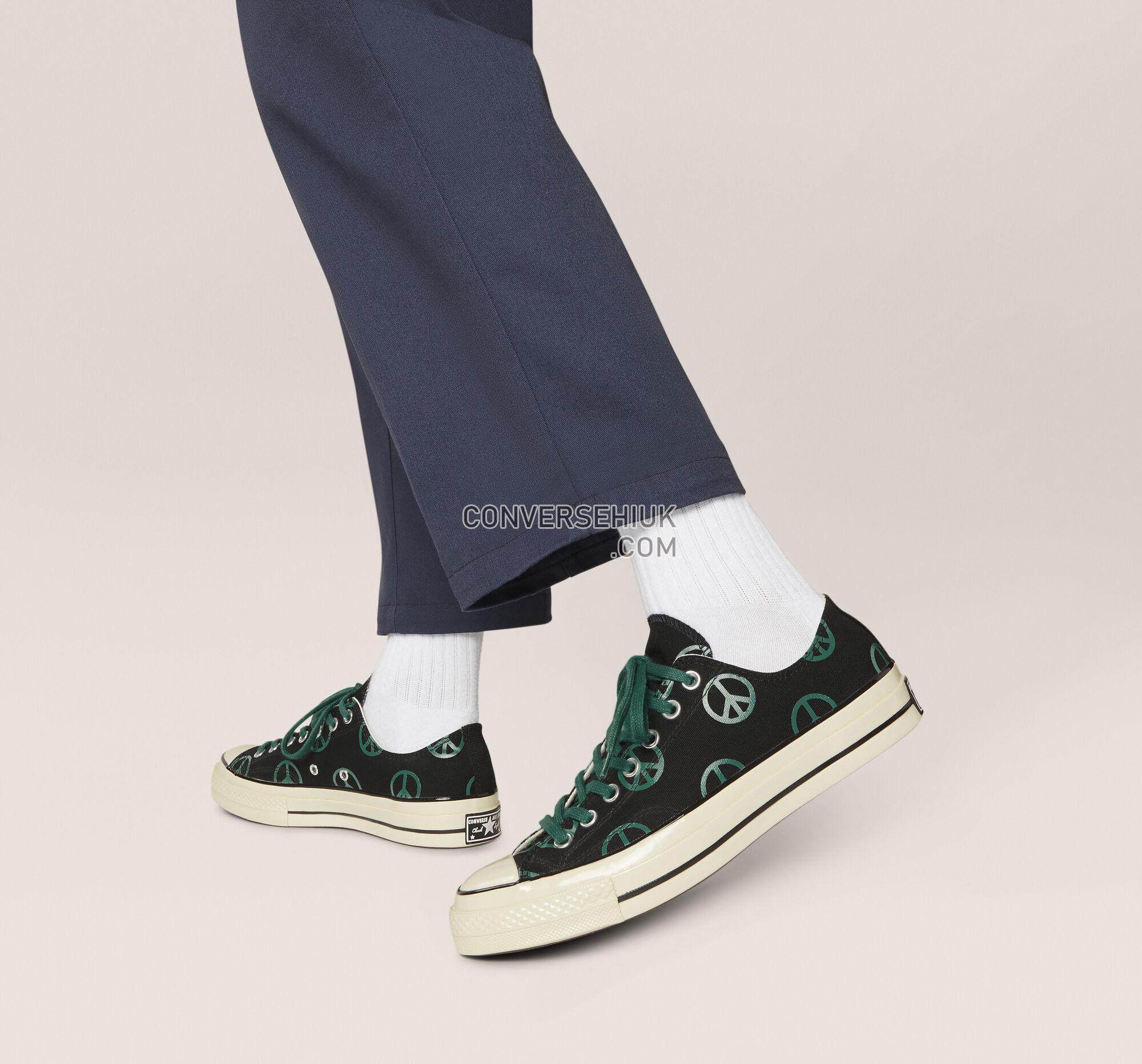 Converse Unleash Peace Chuck 70 Black/Malachite/Egret 167915C Shoes