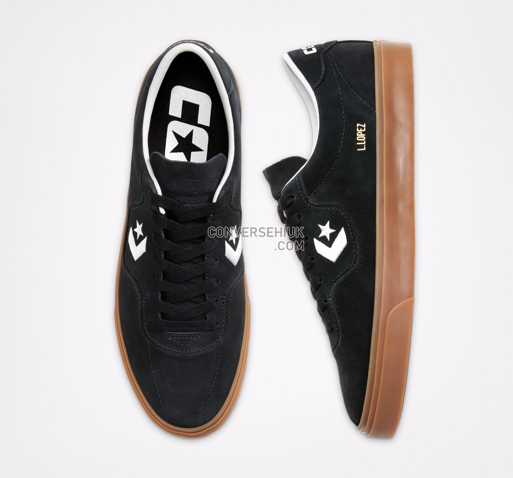 Converse CONS Louie Lopez Pro Black/White/Gum 167618C Shoes