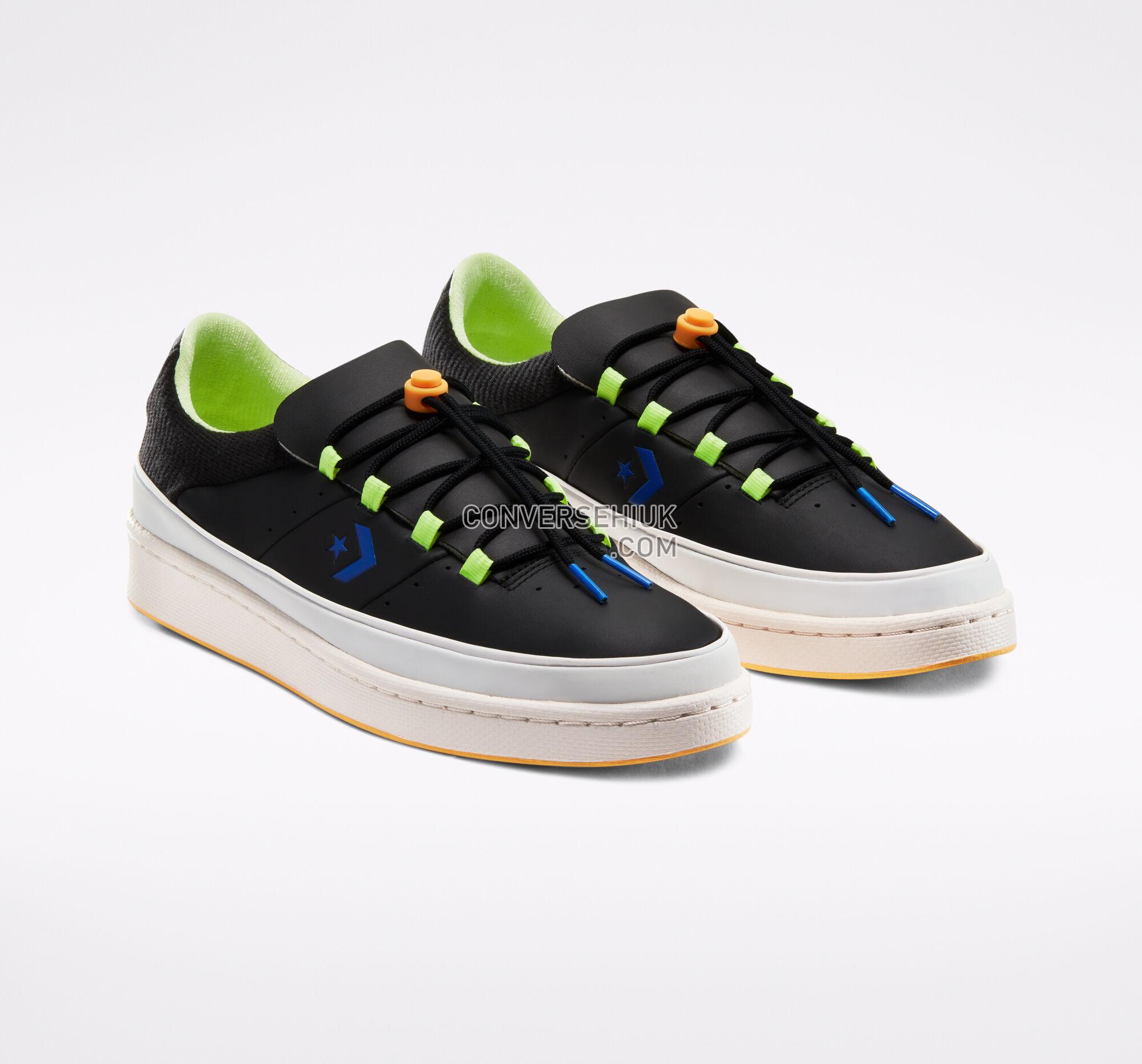 Converse 90s Pro Leather Black/Jet Stream/Hyper Royal 166597C Shoes