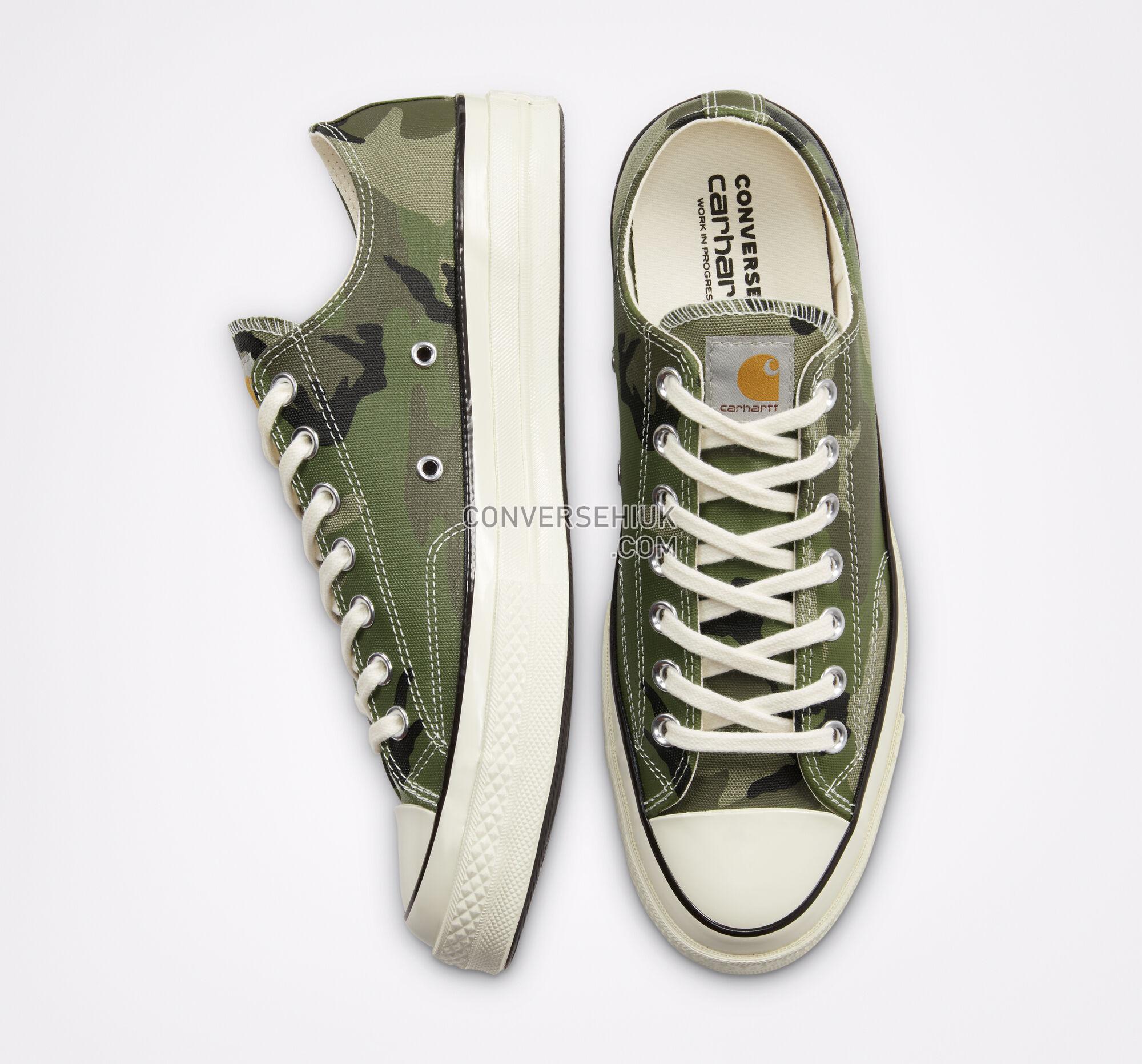 Converse x Carhartt WIP Chuck 70 Green/Black/Egret 165559C Shoes