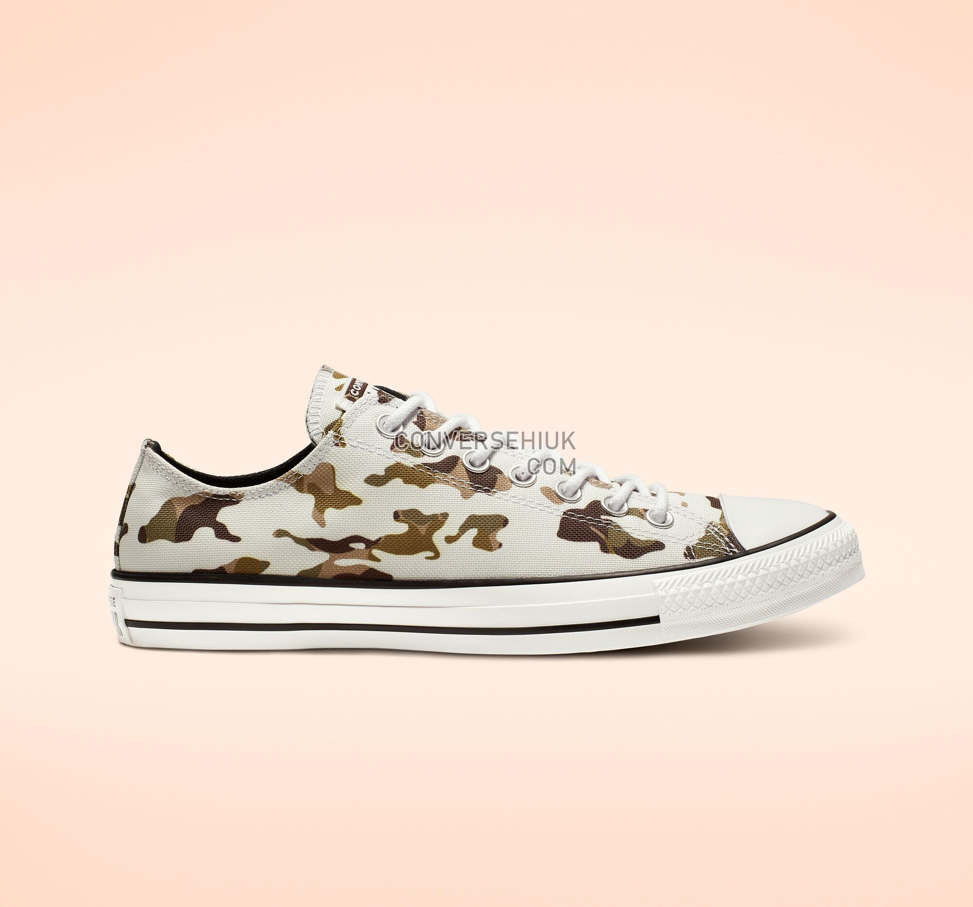 Converse Allover Camo Chuck Taylor All Star Vintage White/Black/White 166177F Shoes