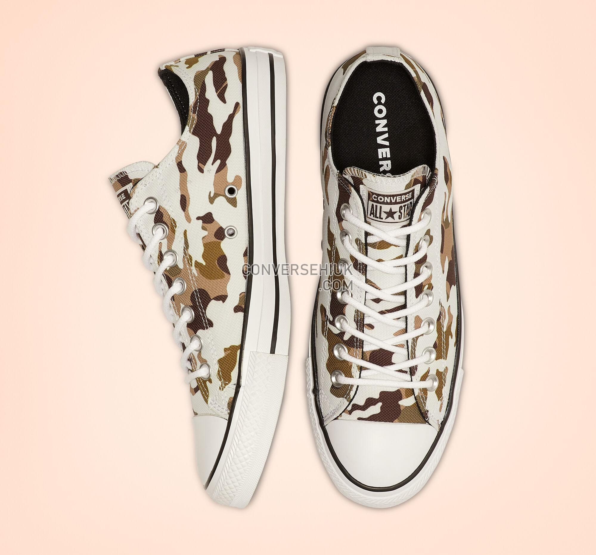 Converse Allover Camo Chuck Taylor All Star Vintage White/Black/White 166177F Shoes