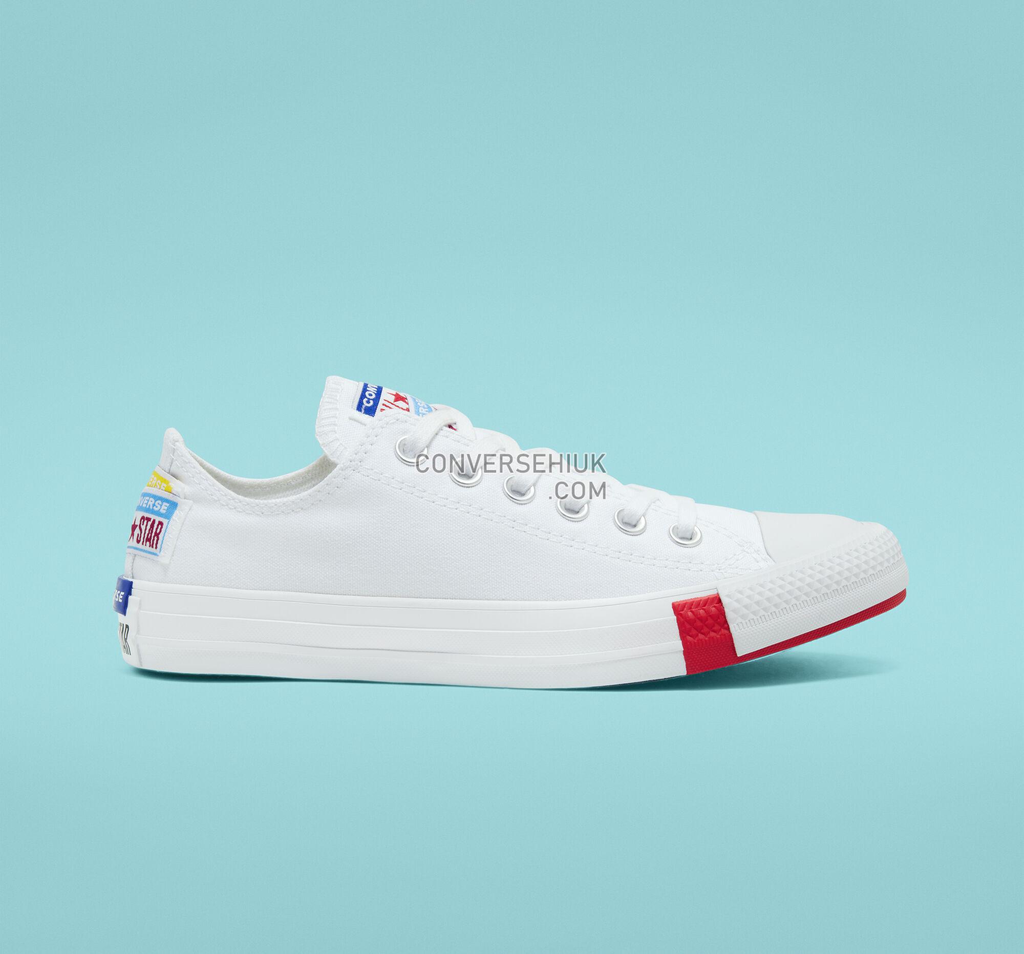 Converse Logo Play Chuck Taylor All Star White/University Red/Black 166737F Shoes