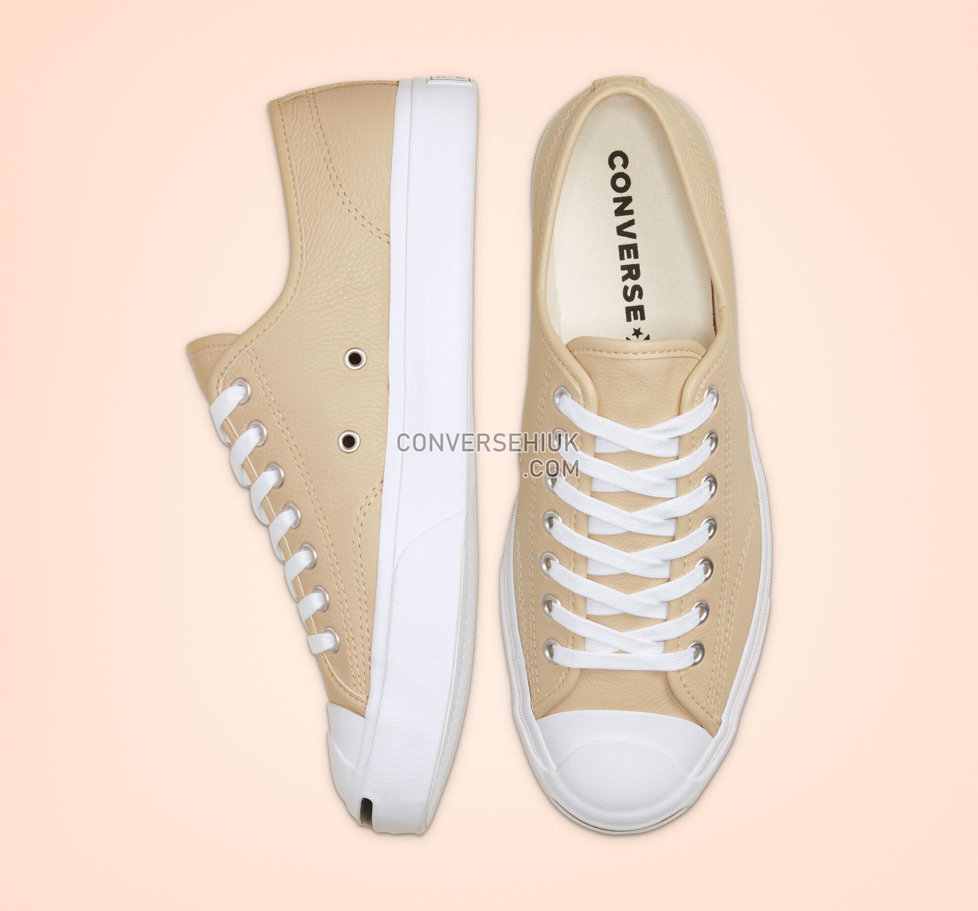 Converse Seasonal Color Leather Jack Purcell Desert Ore/White/White 166725C Shoes