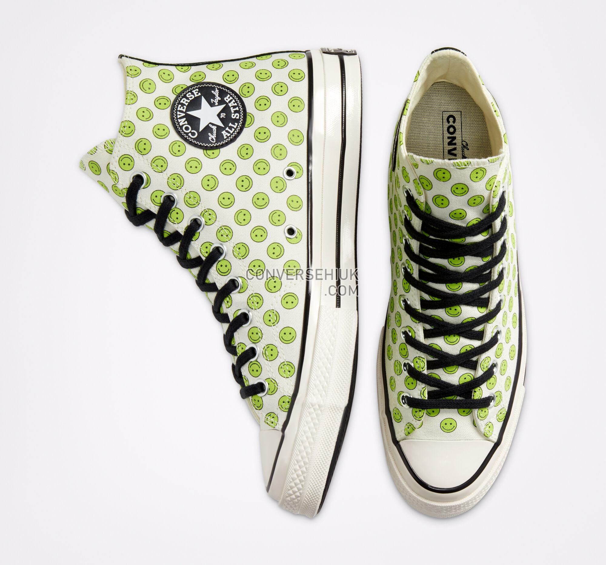 Converse Happy Camper Chuck 70 Egret/Lemongrass/Black 167637C Shoes