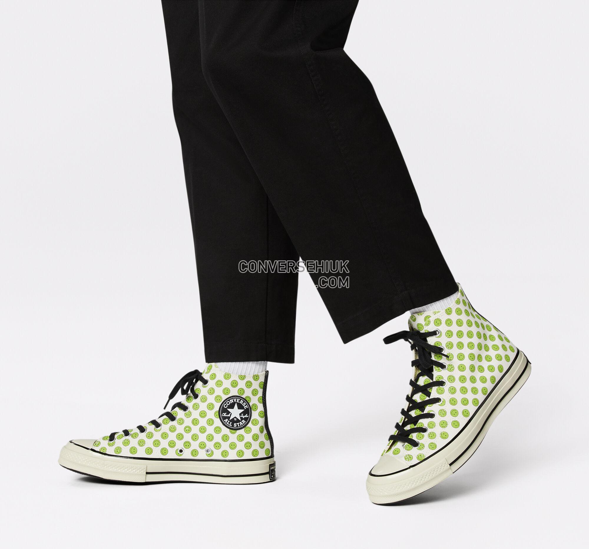 Converse Happy Camper Chuck 70 Egret/Lemongrass/Black 167637C Shoes