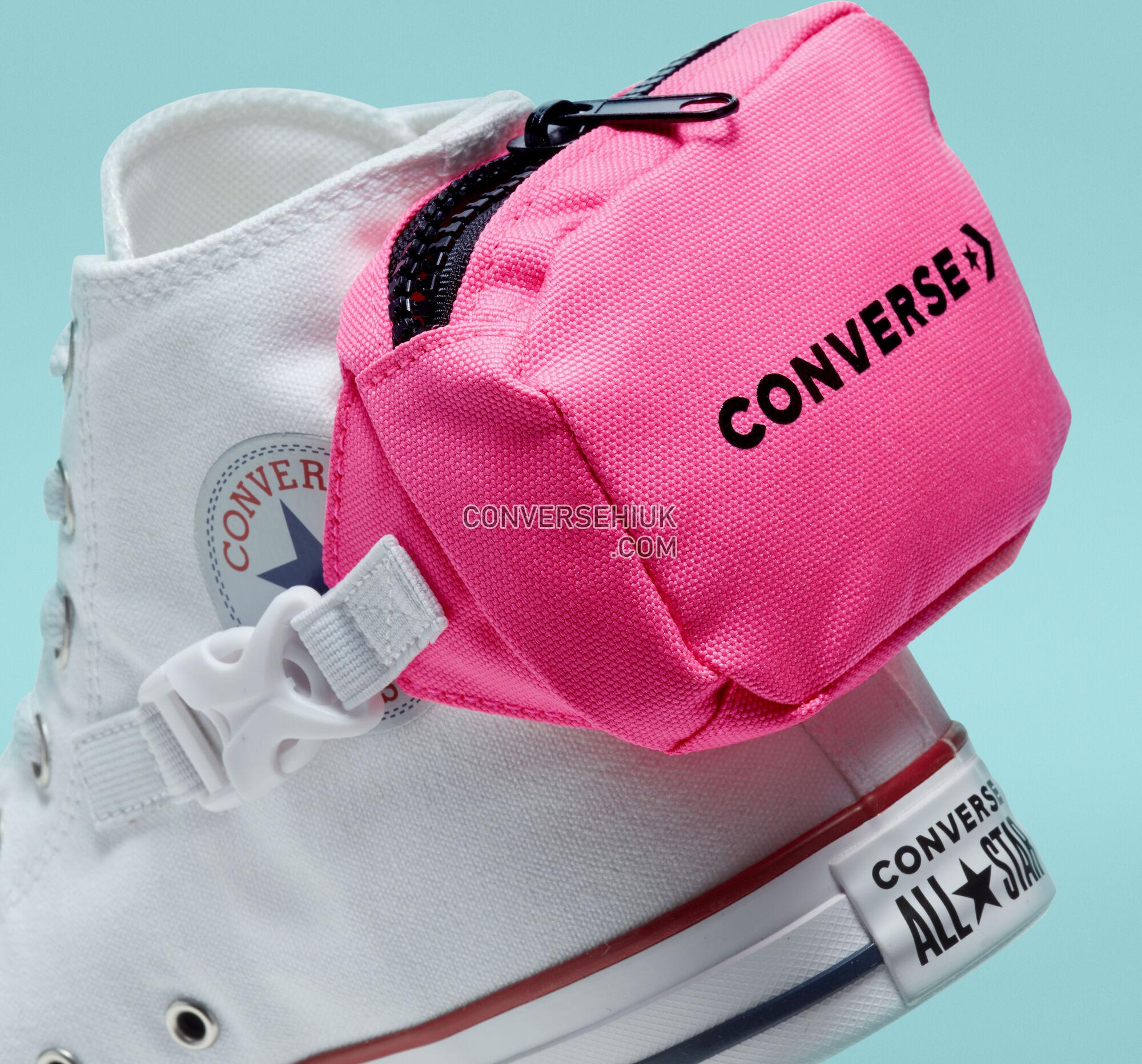 Converse Buckle Up Chuck Taylor All Star White/Neo Pink/White 168263C Shoes