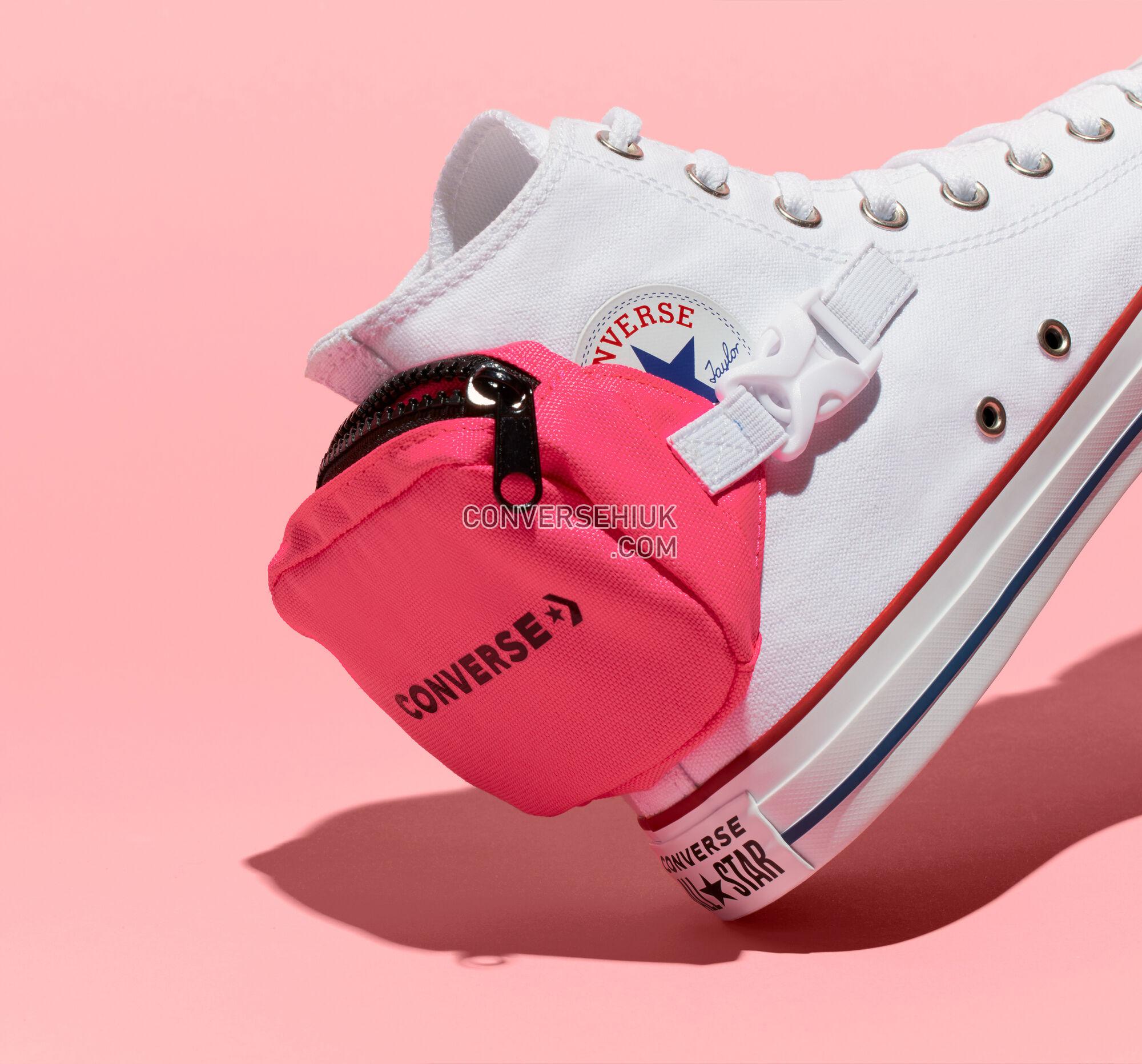 Converse Buckle Up Chuck Taylor All Star White/Neo Pink/White 168263C Shoes