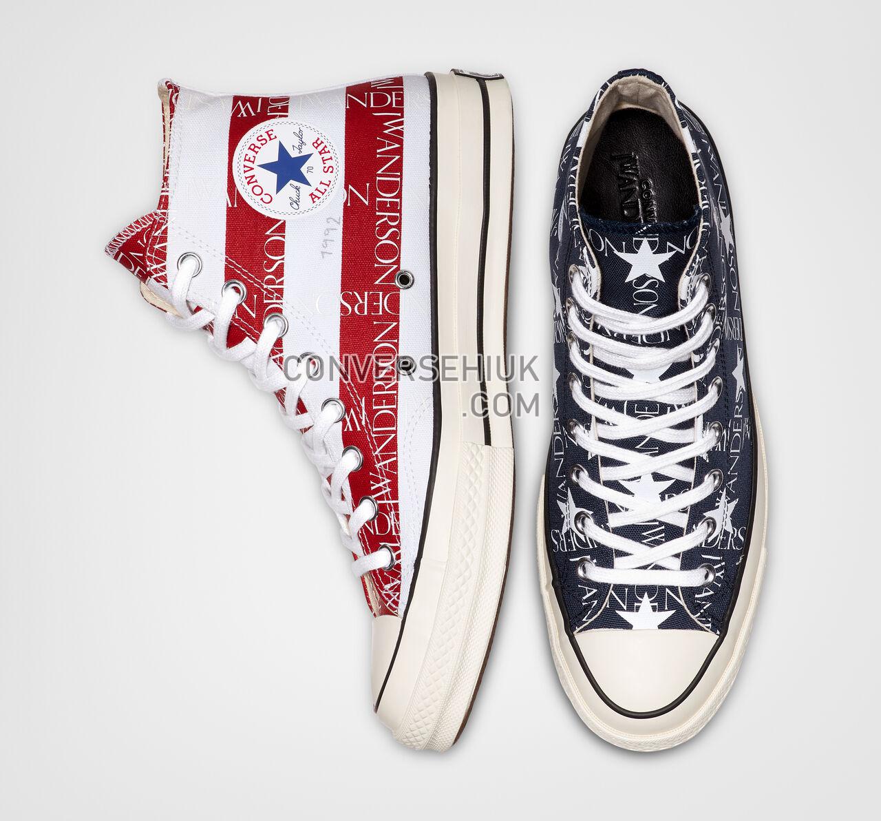 Converse x JW Anderson Americana Chuck 70 High Top Mood Indigo/Garnett/Egret 164841C Shoes