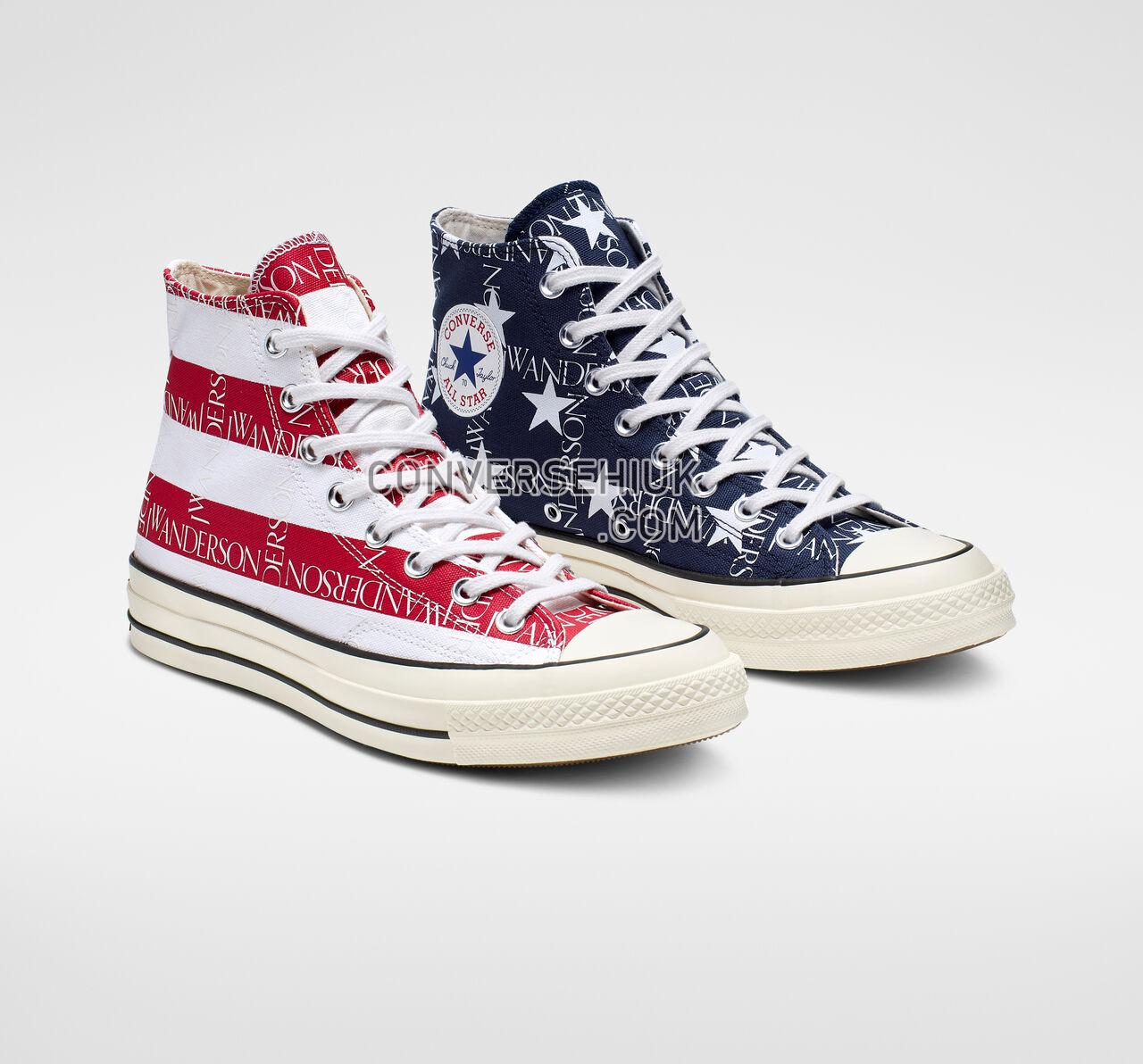 Converse x JW Anderson Americana Chuck 70 High Top Mood Indigo/Garnett/Egret 164841C Shoes